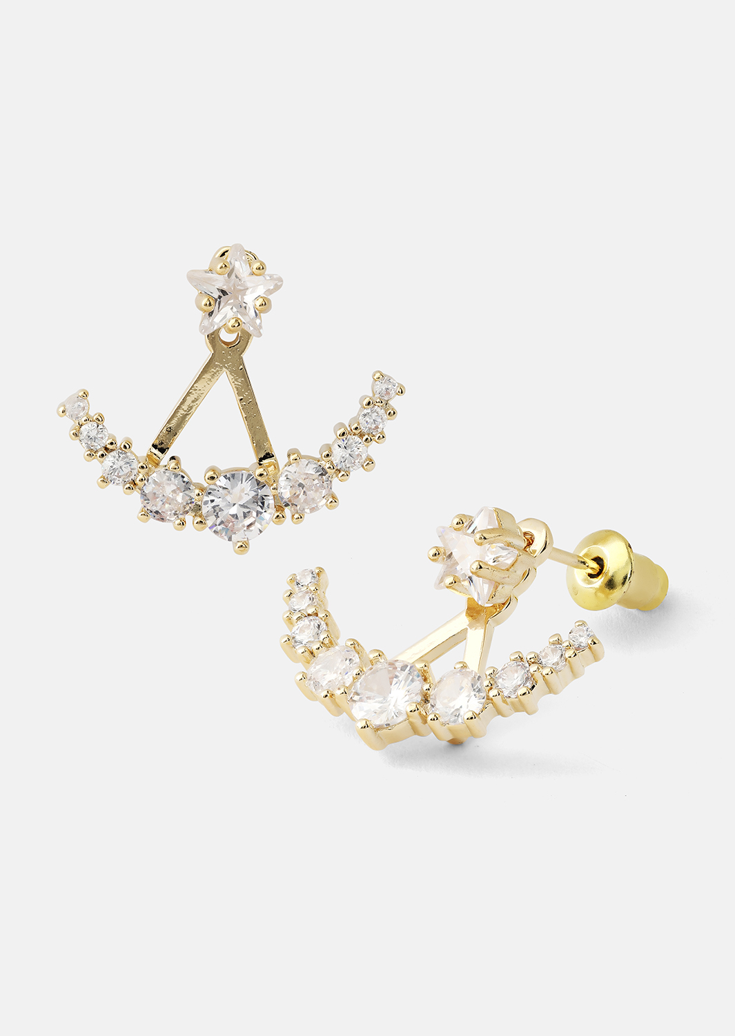 Boucle d'oreille Glimra - 18k Plaquée or