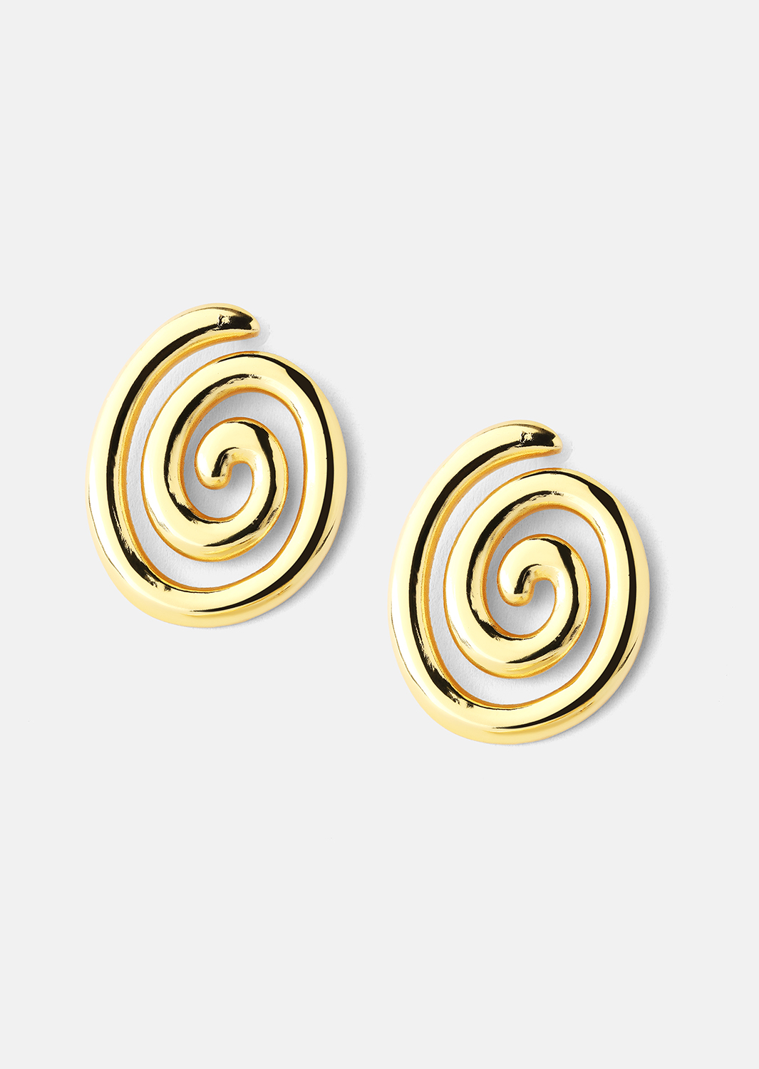 Resin Boucle d'oreille - 18k Plaquée or