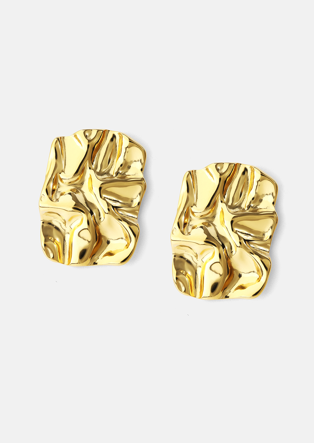 Boucle d’oreille Lava - 18k Plaquée or