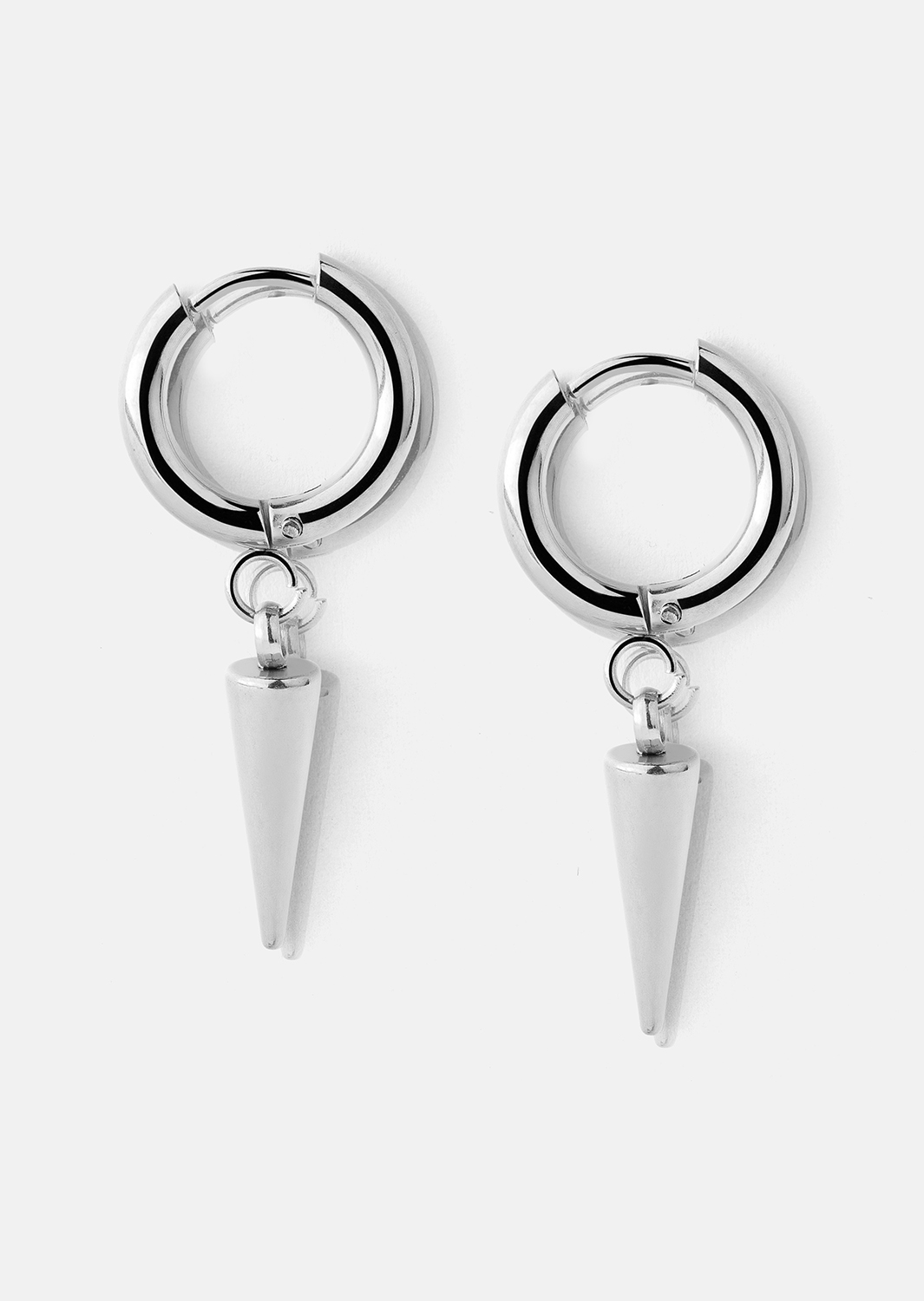 Boucle d’oreille Spike – Plaquée argent