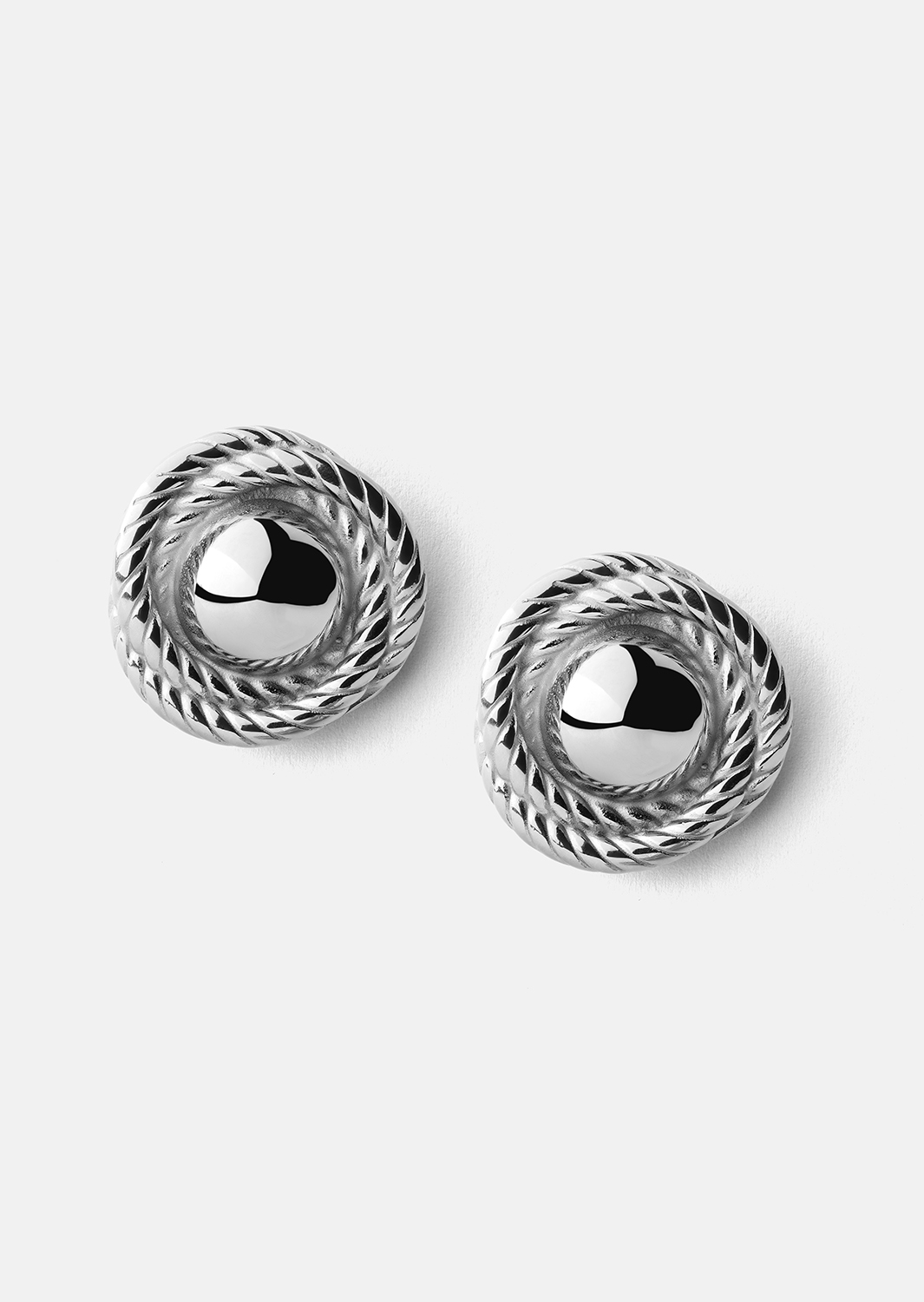Boucle d’oreille Regal Twist - Plaquée argent