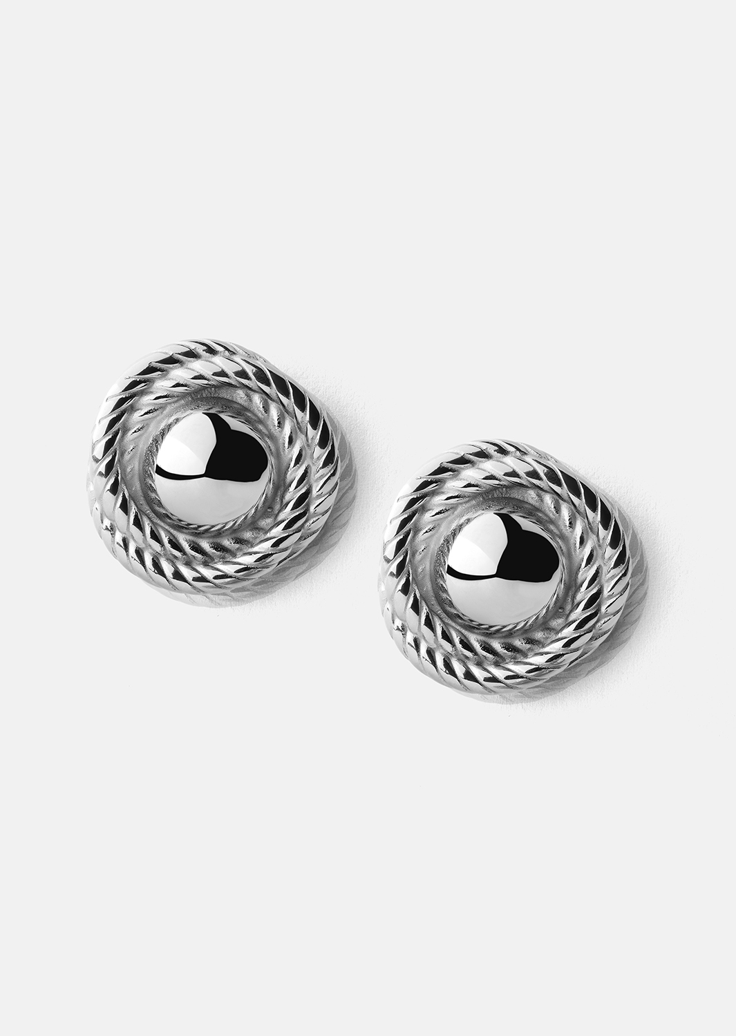 Boucle d’oreille Regal Twist - Plaquée argent
