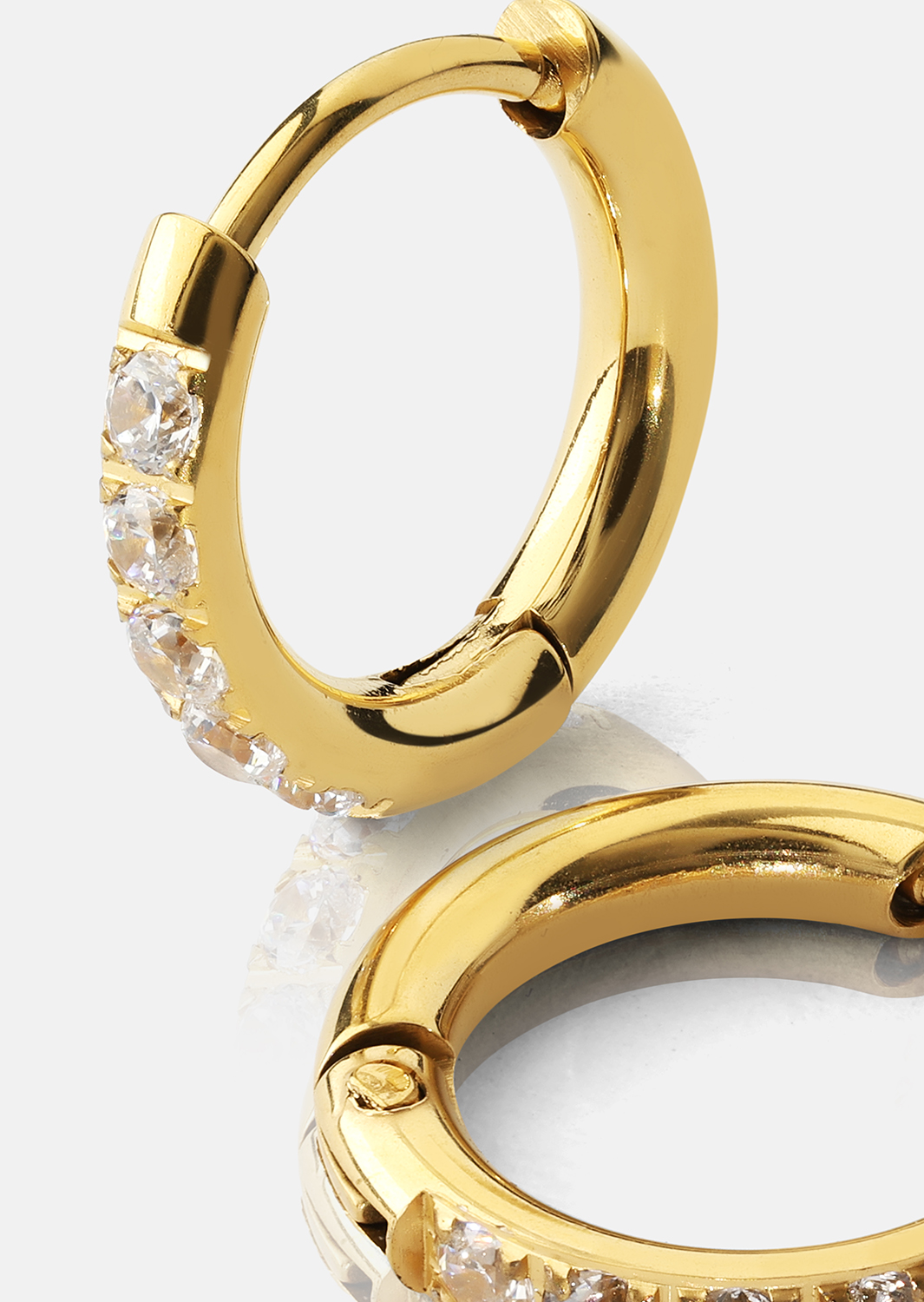 Boucle d’oreille Sparklingers - 18k Plaquée or