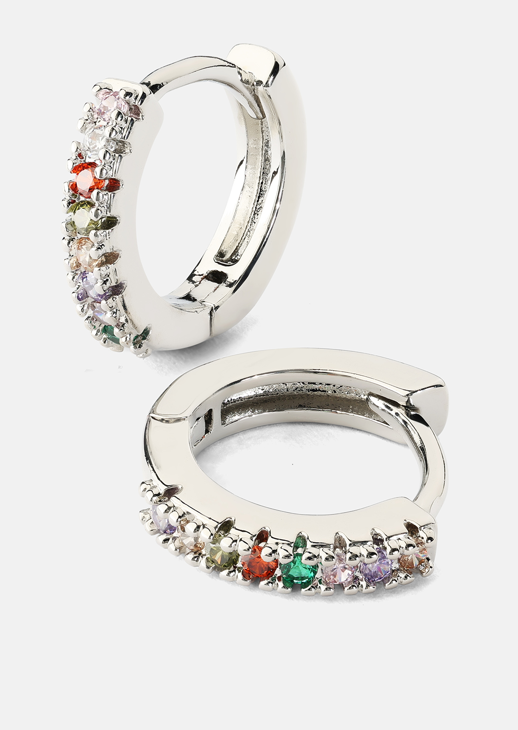 Boucle d'oreille Aitana - Plaquée argent