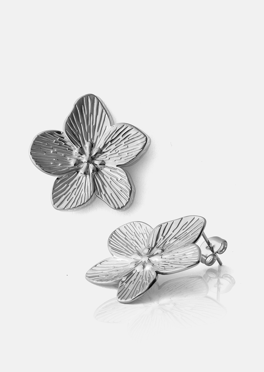 Boucle d'oreille Blossom - Plaquée argent