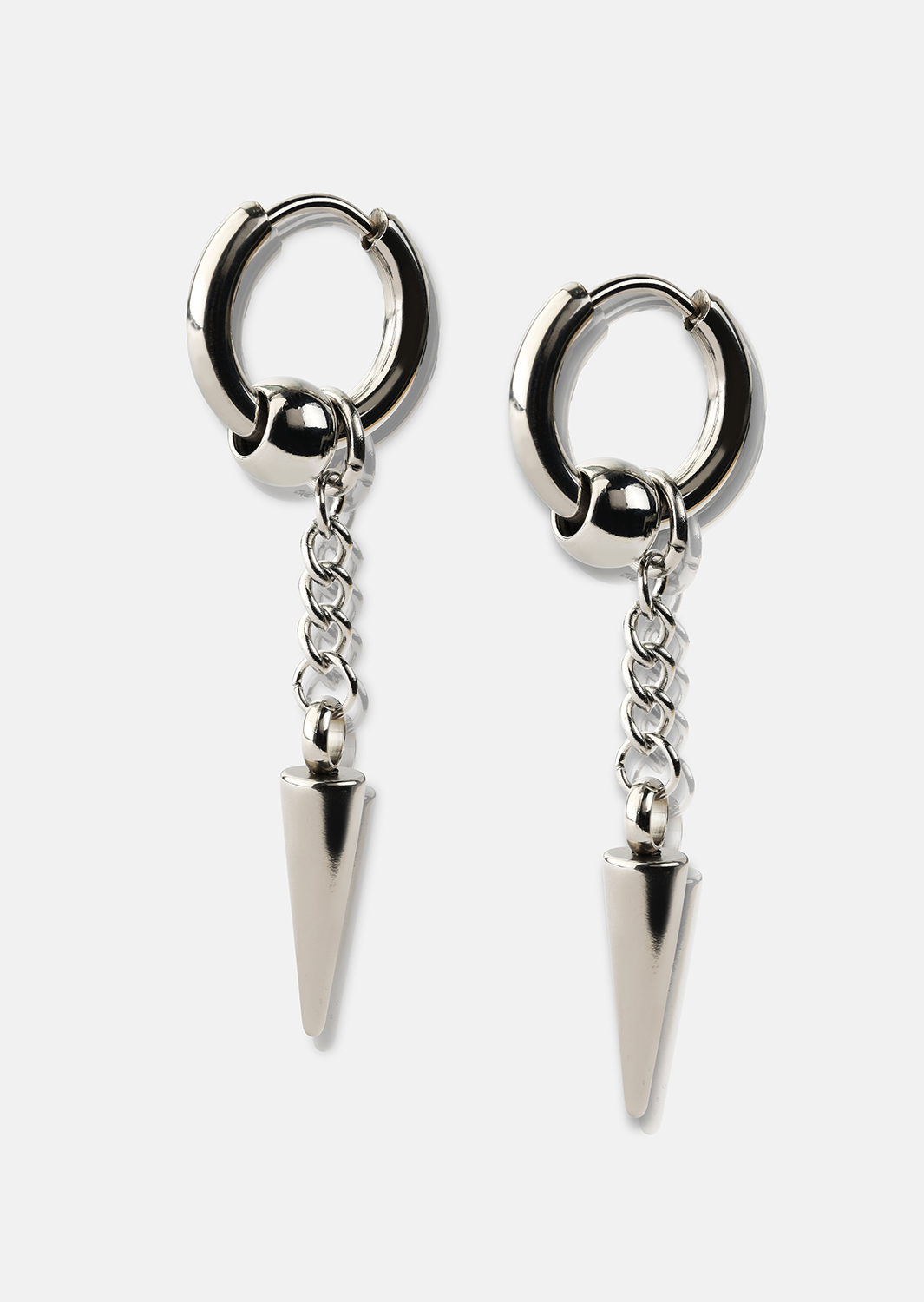 Boucle d’oreille Spike Long - Plaquée argent