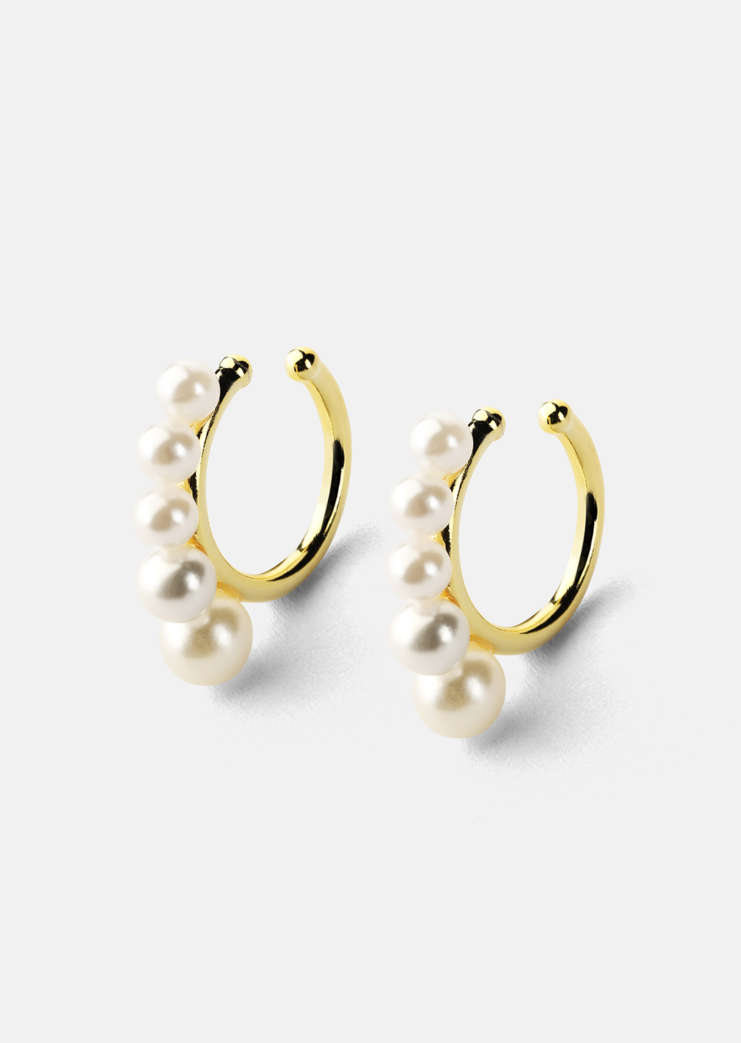 Boucle d’oreille Perlina - Plaqué Or 18k