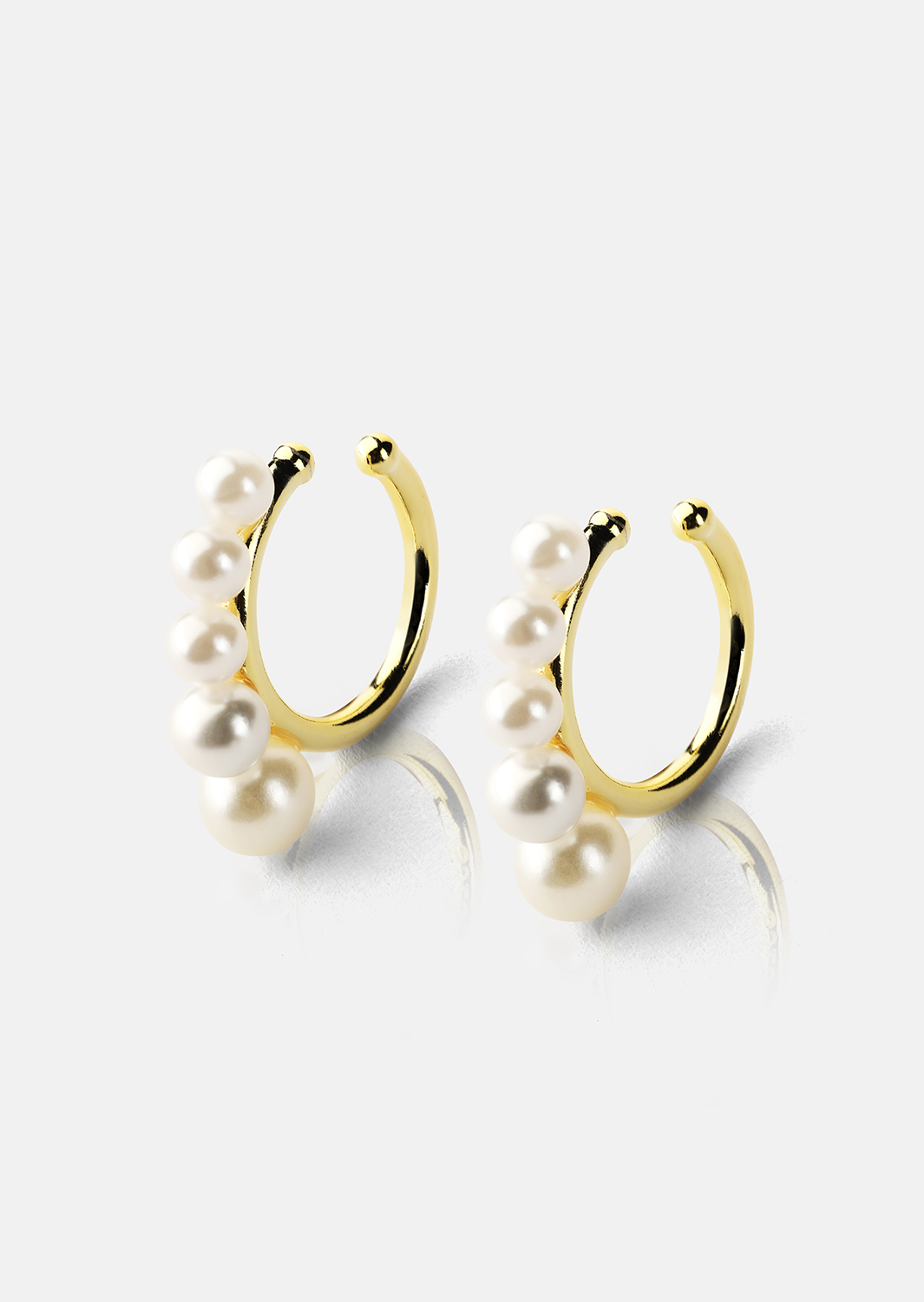 Boucle d’oreille Perlina - Plaqué Or 18k
