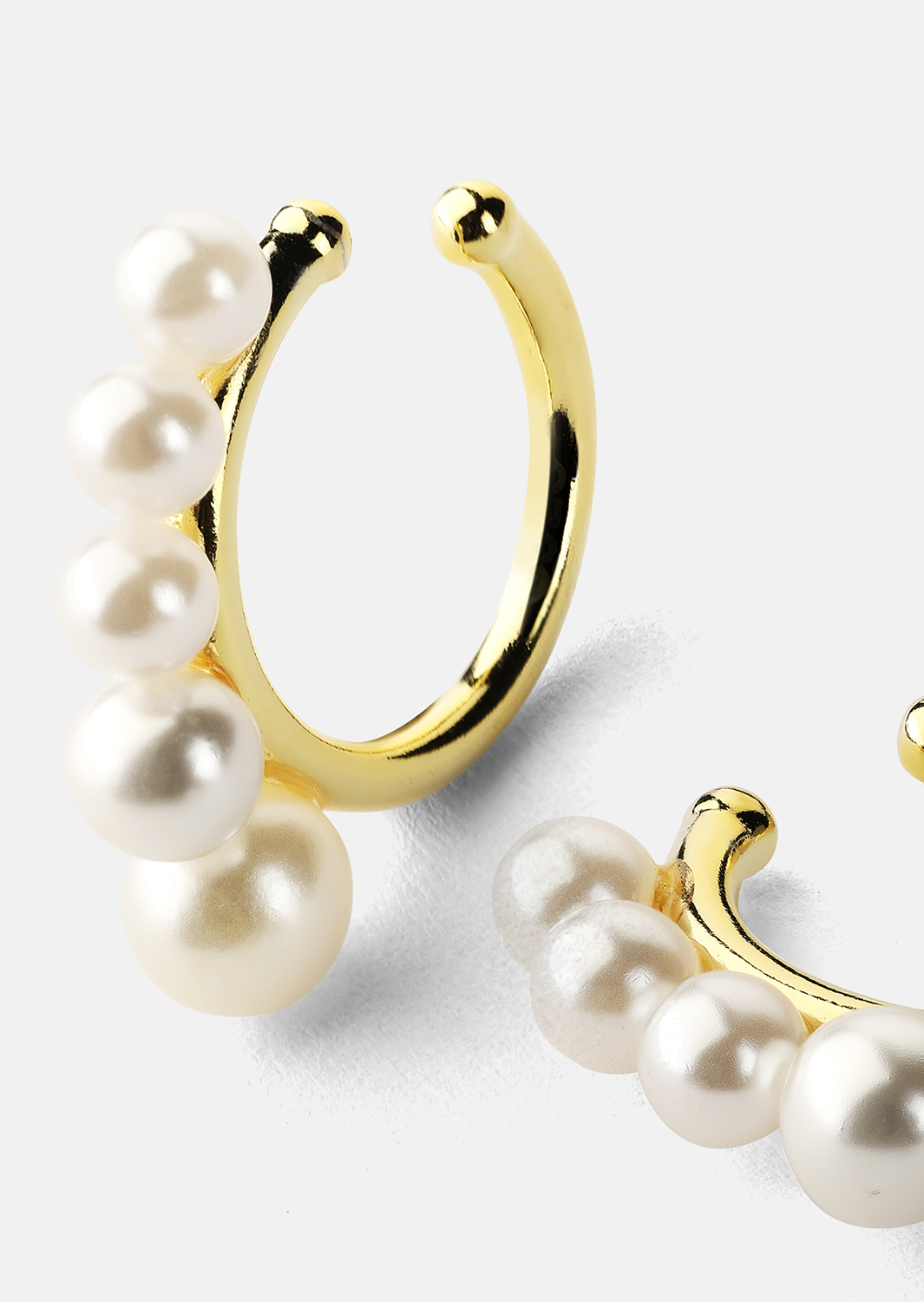 Boucle d’oreille Perlina - Plaqué Or 18k