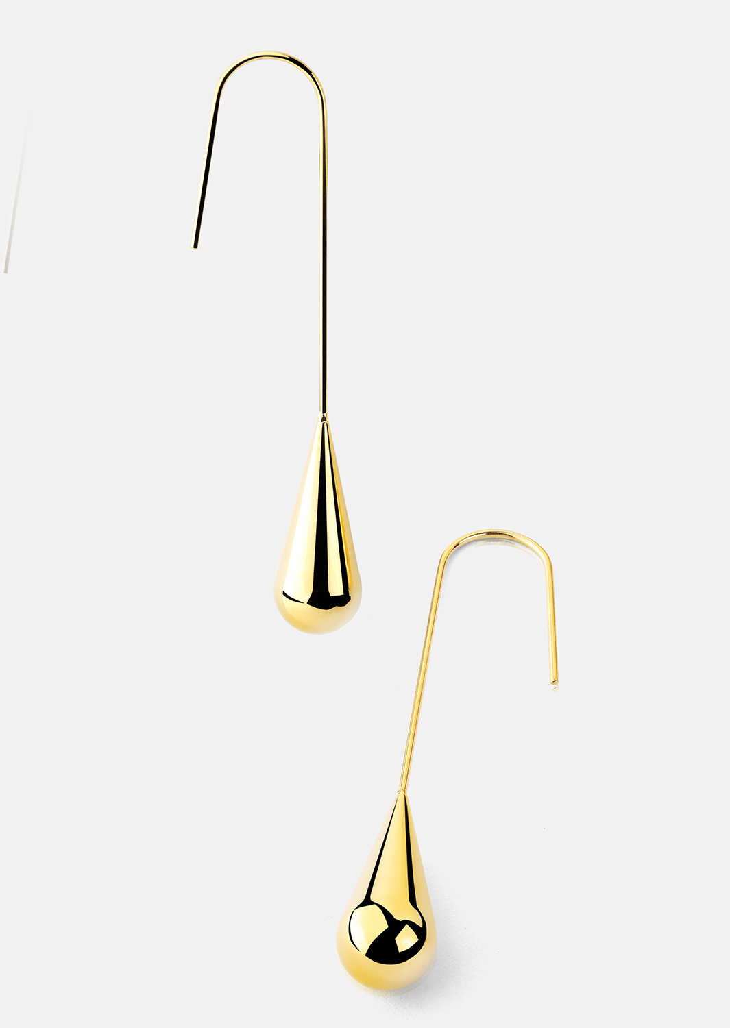 Boucle d’oreille Golden Drop Elegance - 18k Plaquée or
