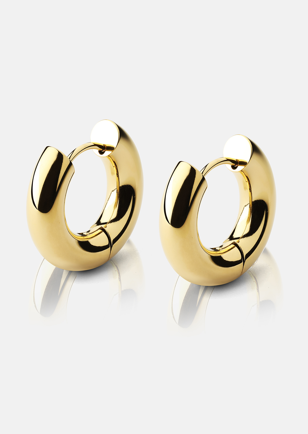 Boucles d’oreilles Bold Glow – 18k Plaquées or