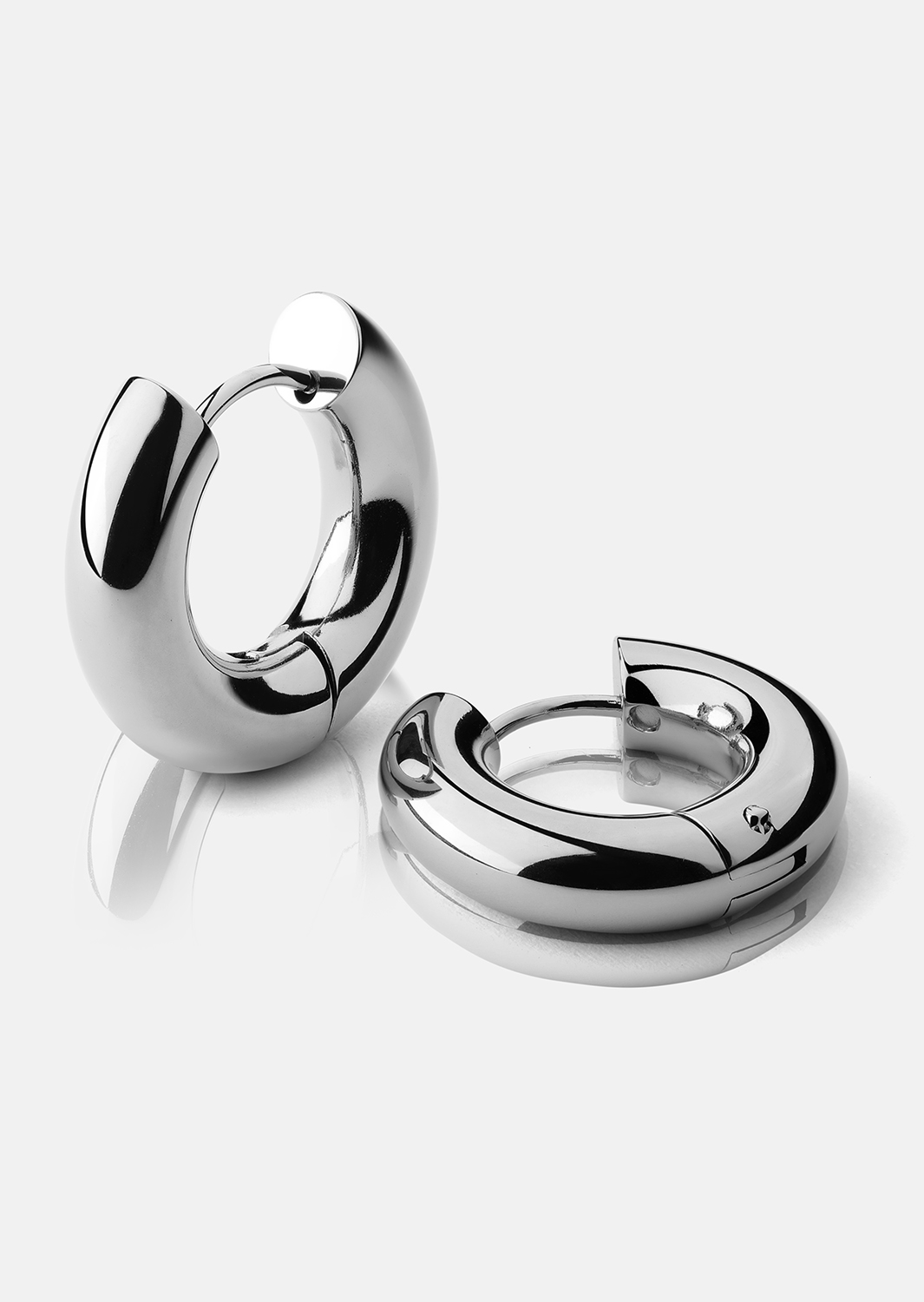 Boucles d’oreilles Bold Glow – Plaquées argent