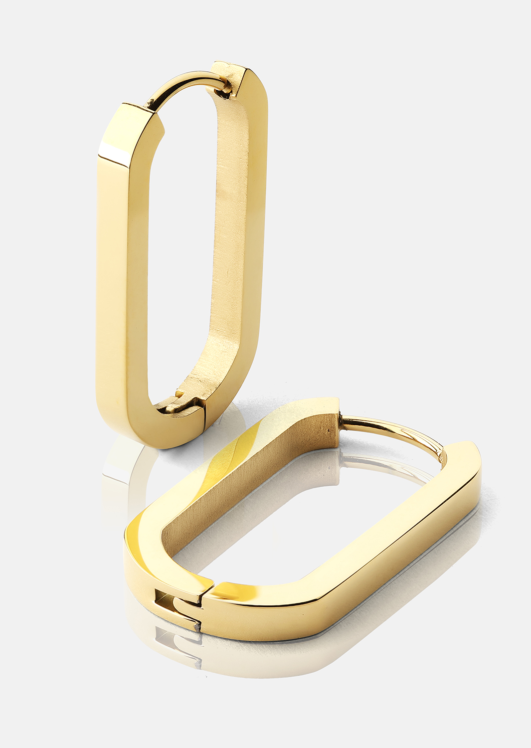 Boucle d’oreille Edge Hoops - 18k Gold Plated