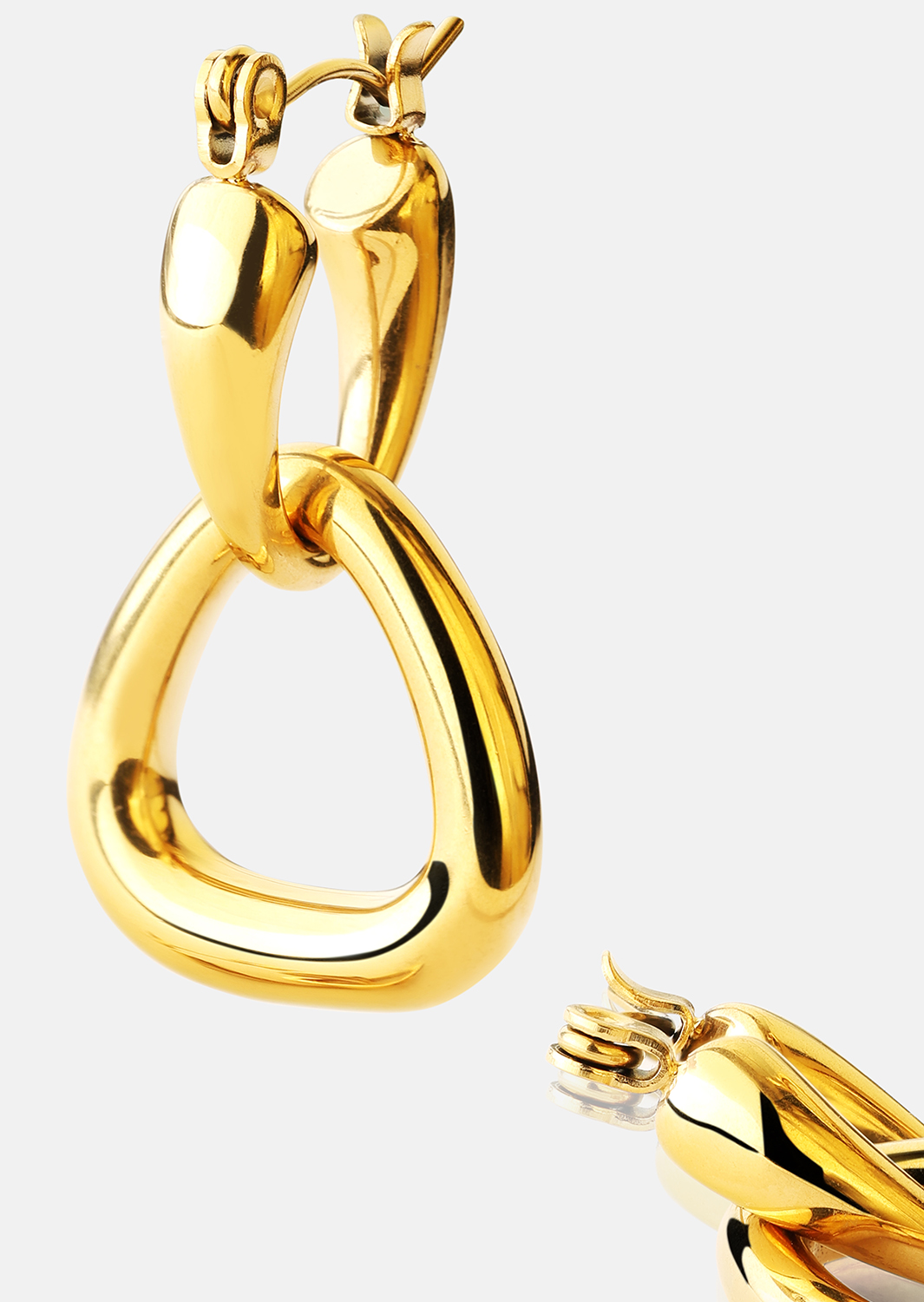 Boucles d’oreilles Elegant Drop – 18k Plaquées or