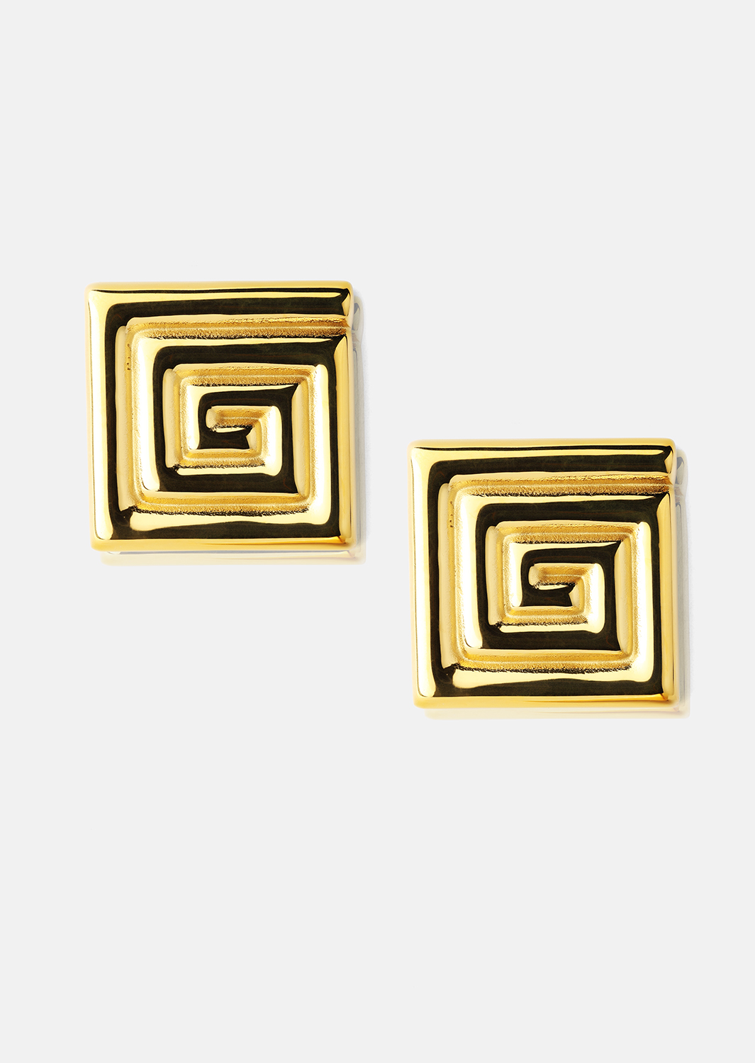 Boucle d’oreille Geometric Glow - 18k Plaquée or