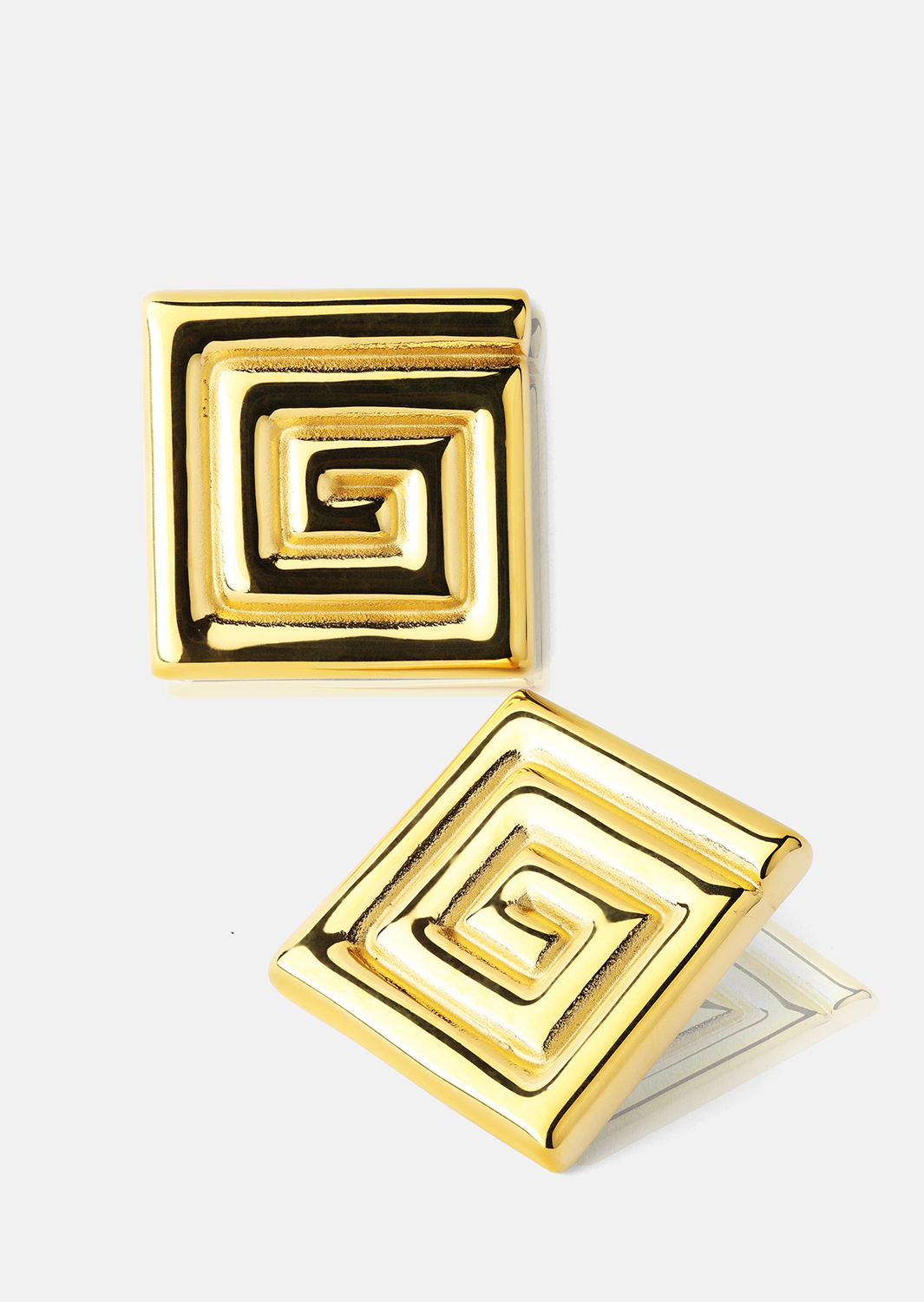 Boucle d’oreille Geometric Glow - 18k Plaquée or