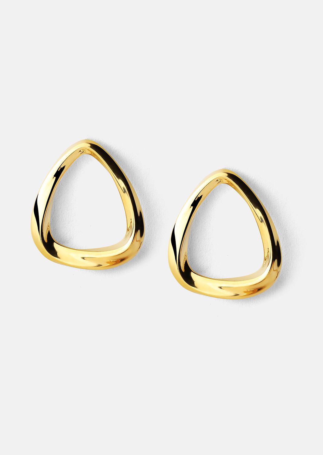 Boucles d’oreilles Flow – 18k Plaquées or