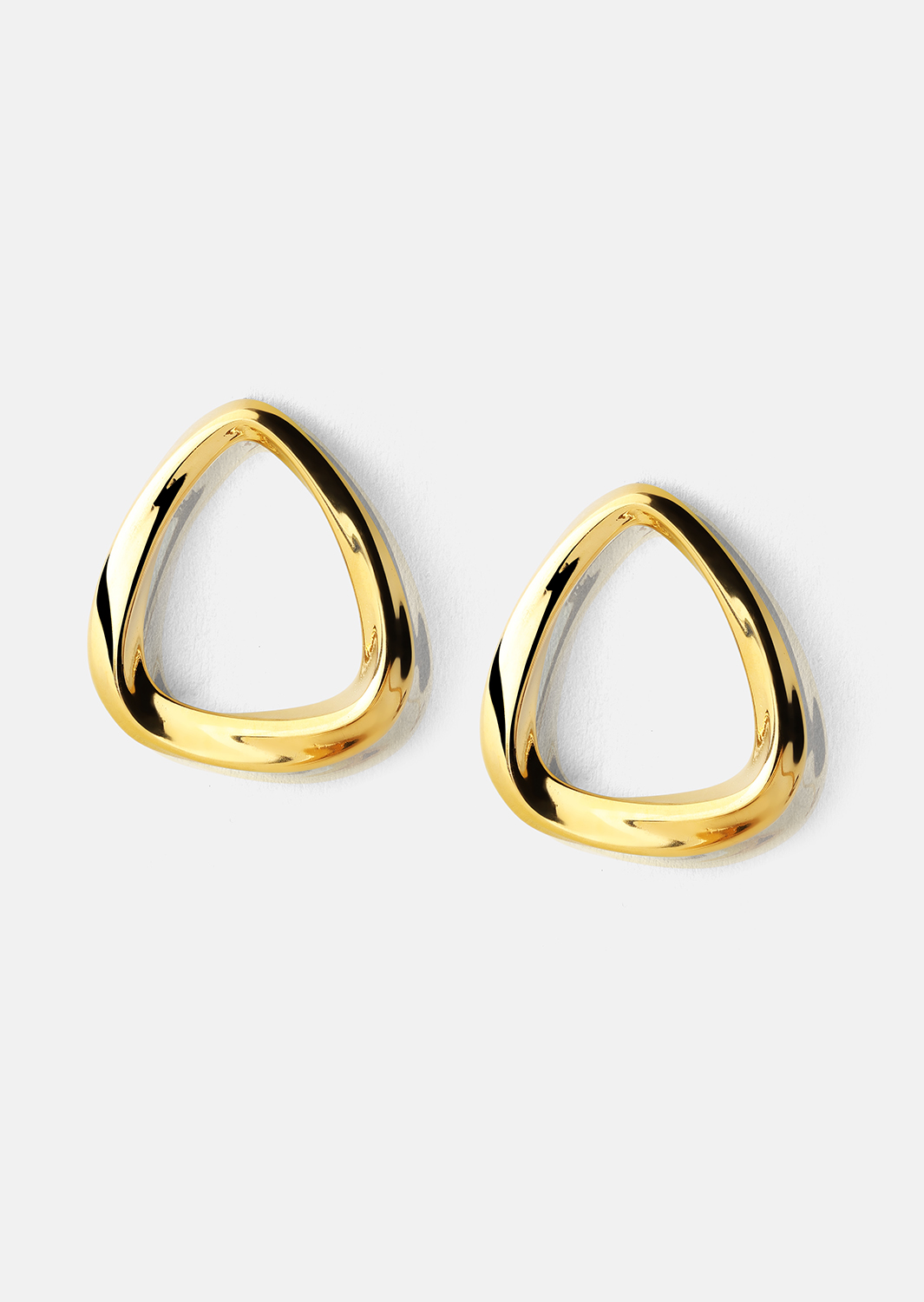 Boucles d’oreilles Flow – 18k Plaquées or