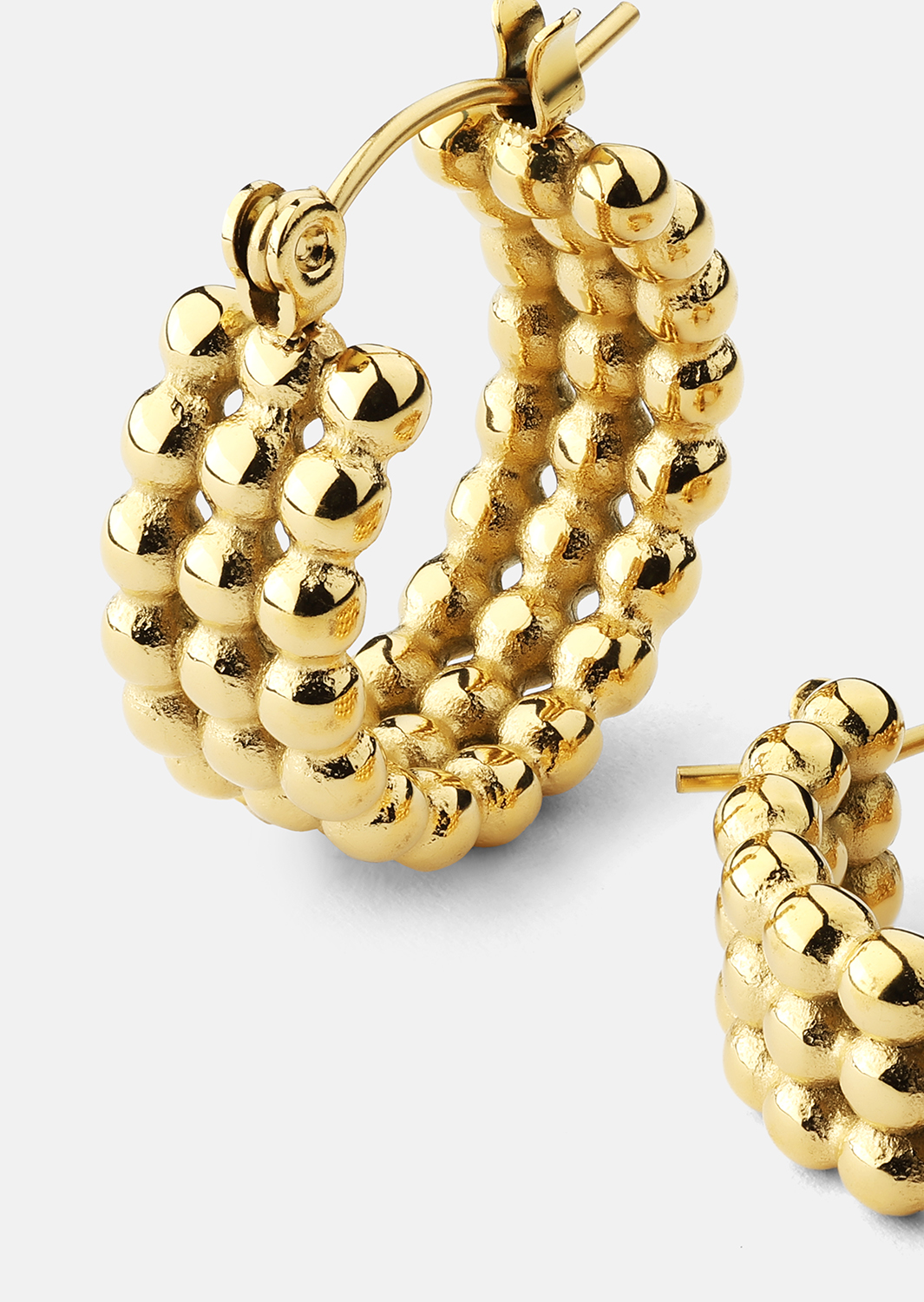 Boucles d’oreilles Sfera – 18k Plaquées or