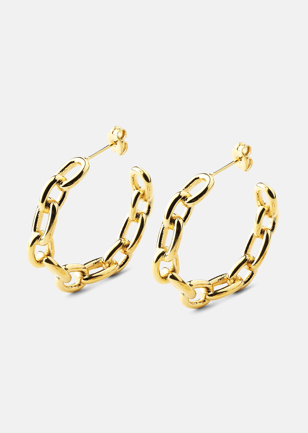 Boucle d’oreille Chain Bold - 18k Plaquée or