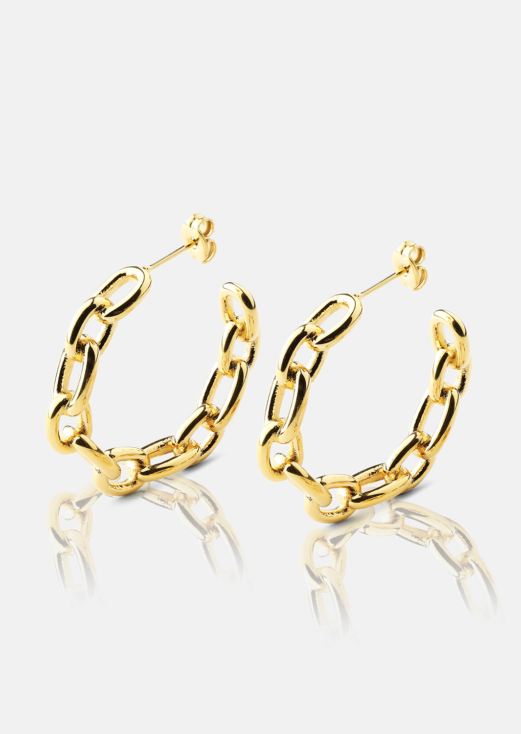 Boucle d’oreille Chain Bold - 18k Plaquée or