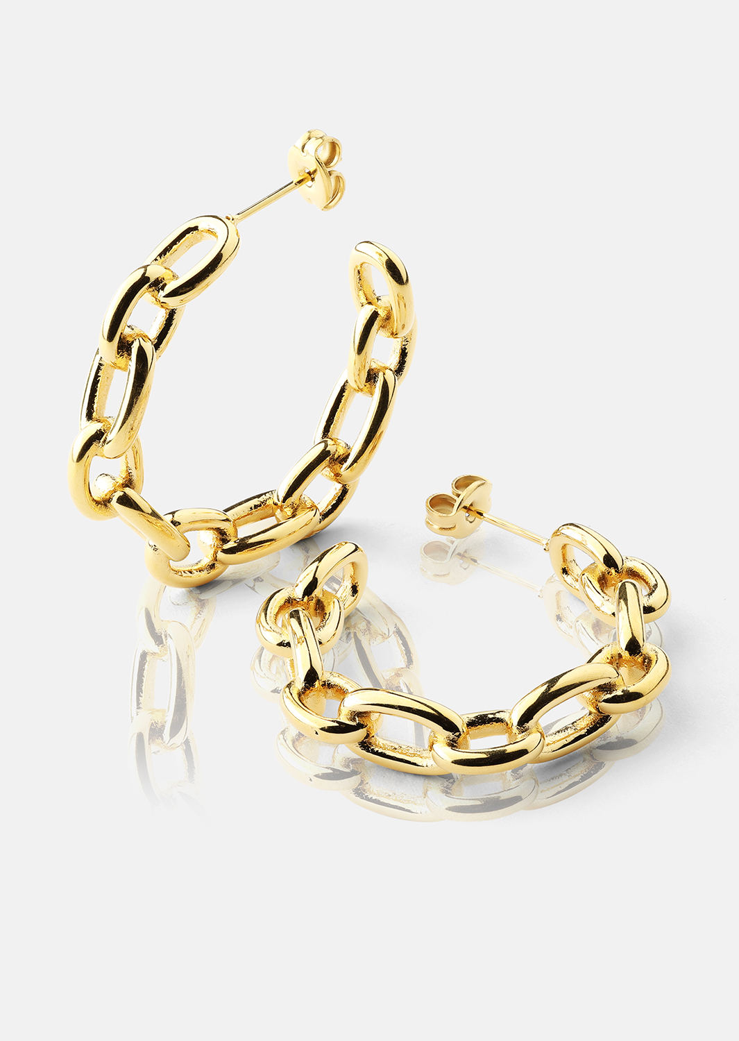 Boucle d’oreille Chain Bold - 18k Plaquée or