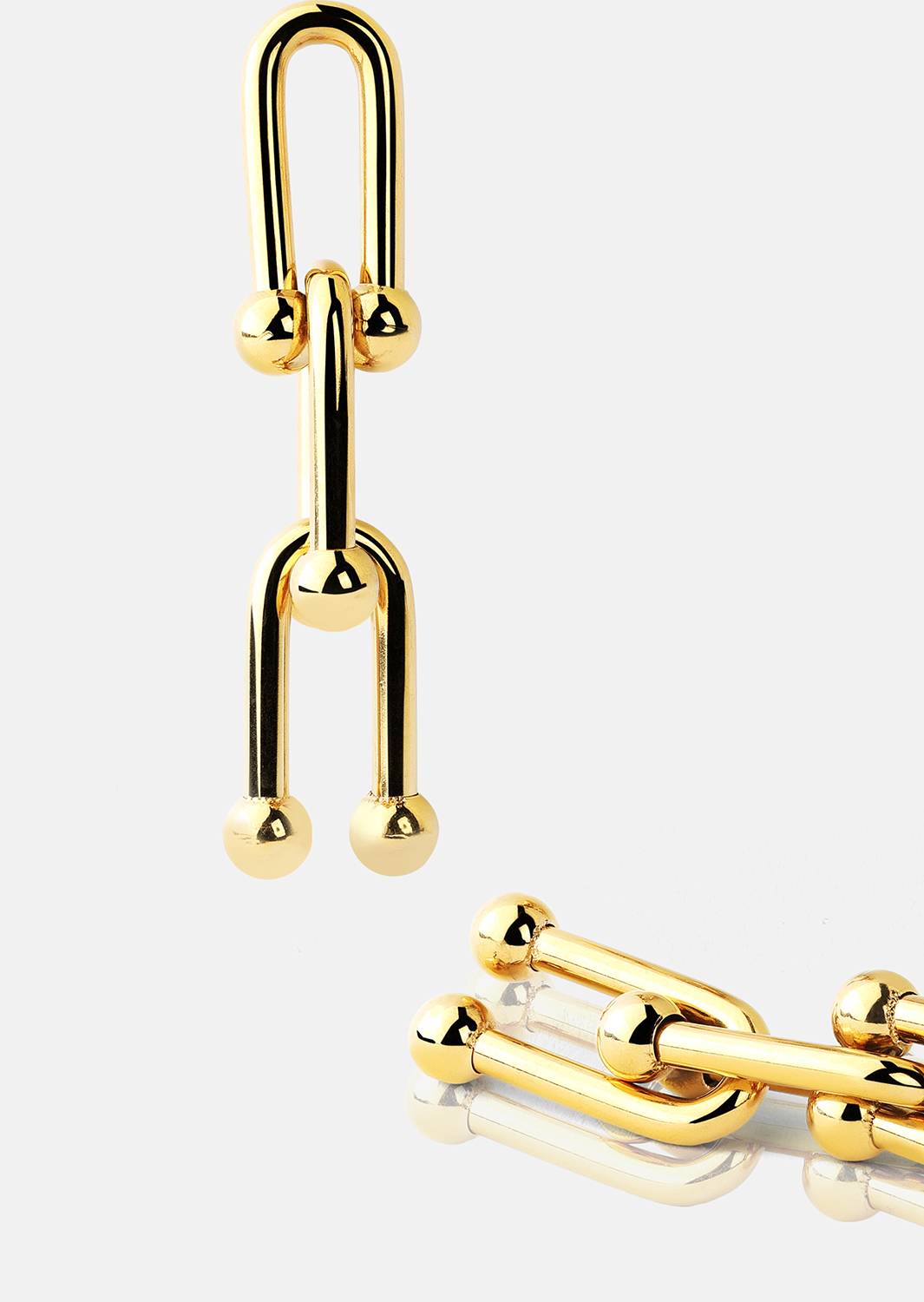 Boucles d’oreilles – 18k Plaquées or