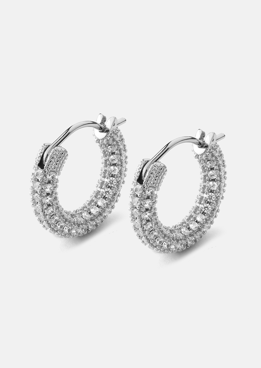 Elegans Boucle d'oreille - Plaquée argent