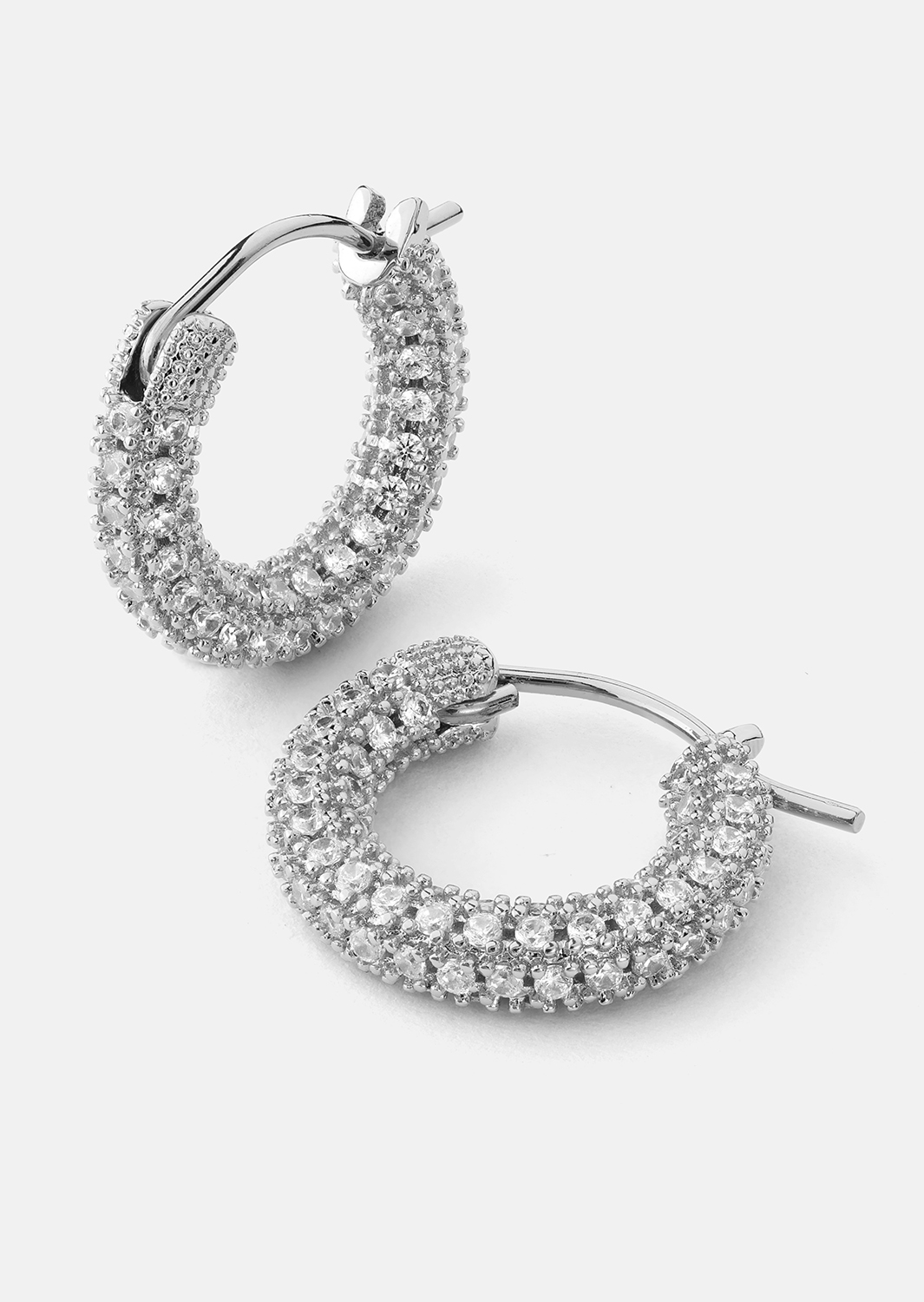 Elegans Boucle d'oreille - Plaquée argent