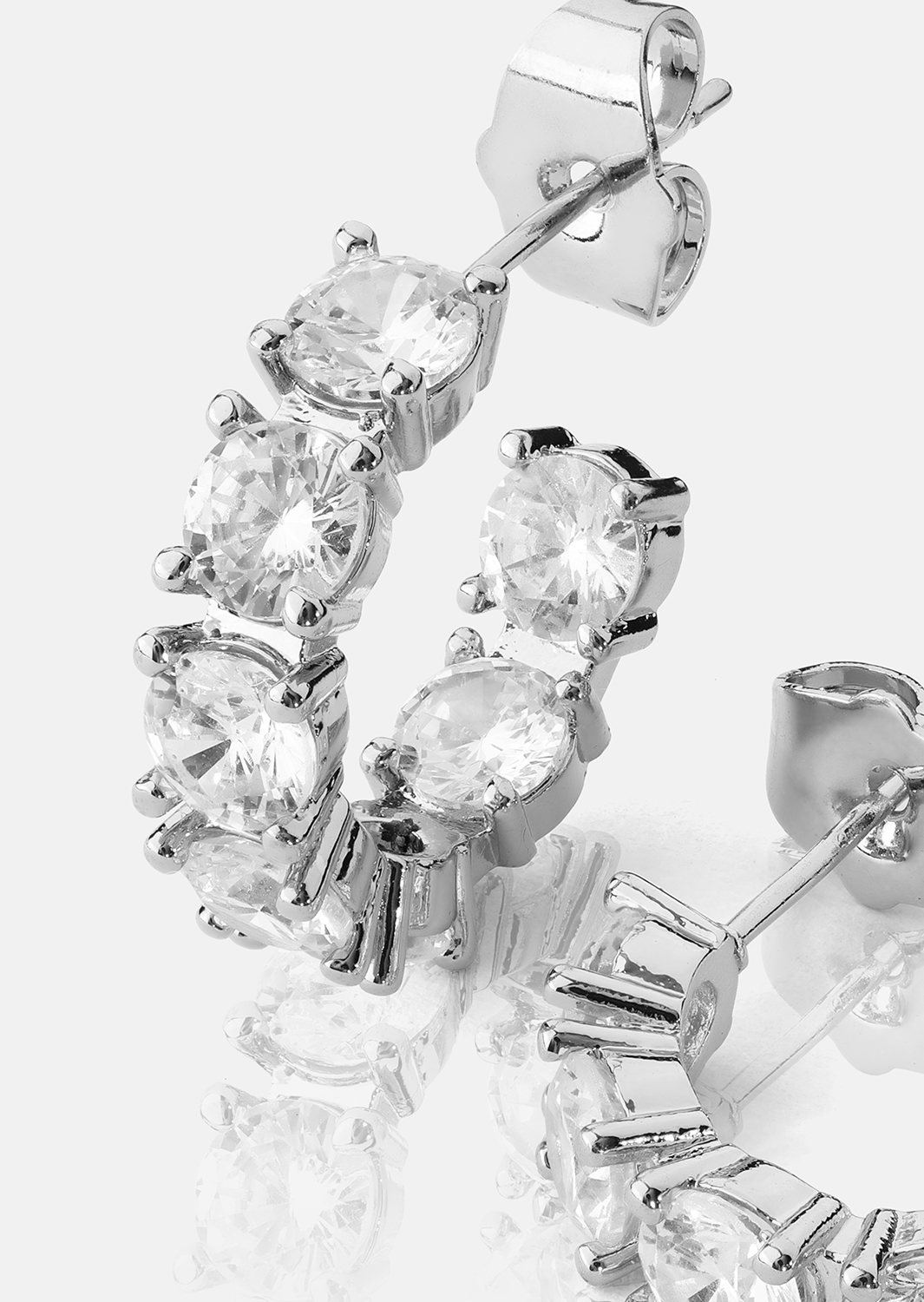 Vela Boucle d'oreille - Plaquée argent