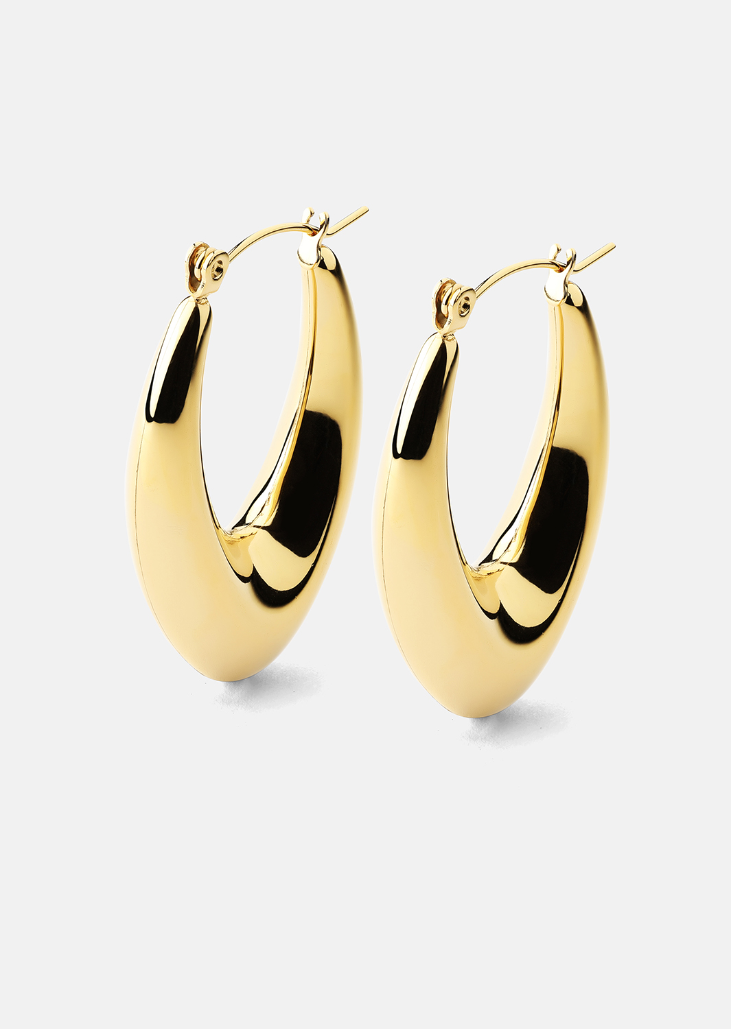 Boucles d’oreilles Sway – 18k Plaquées or