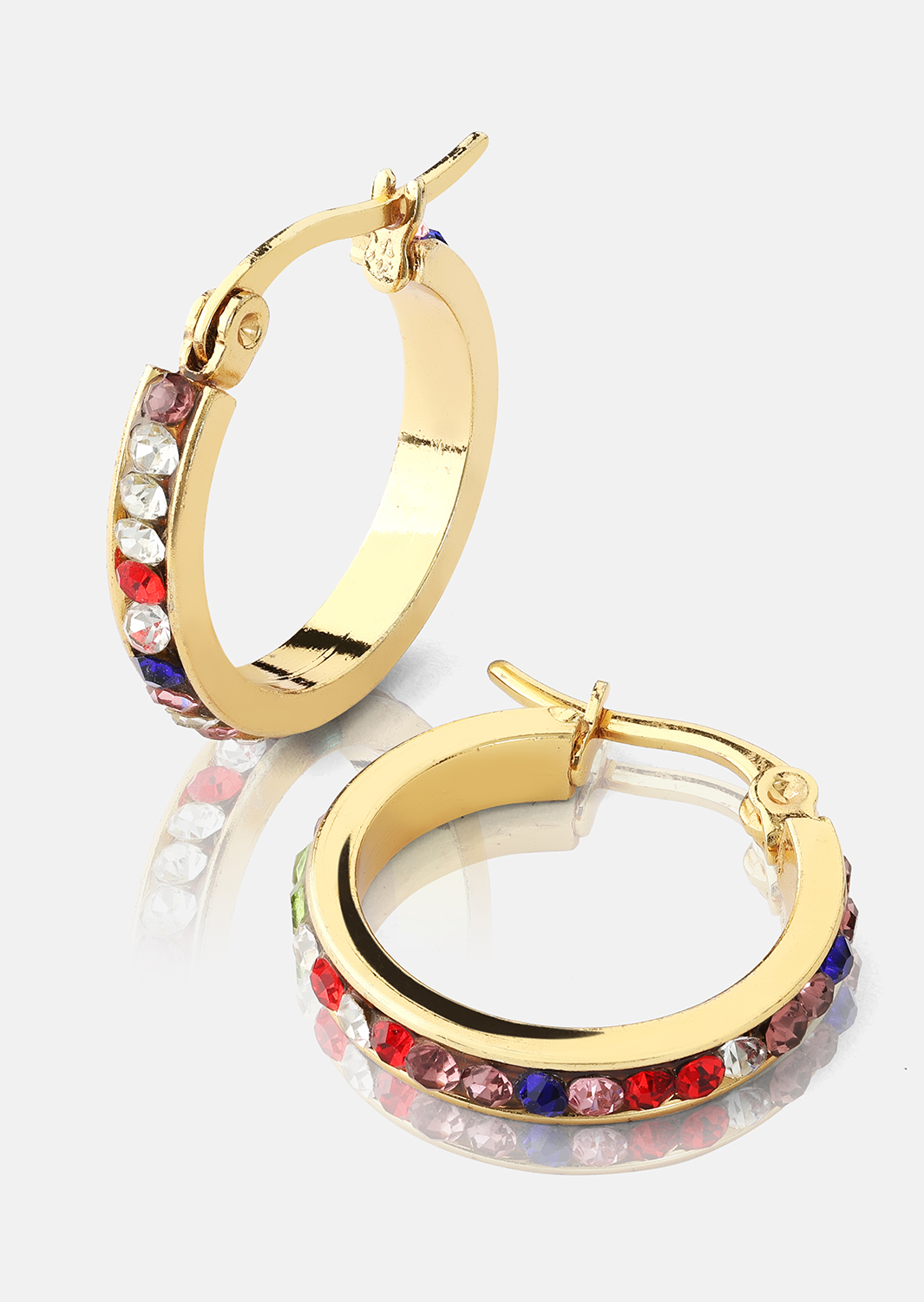 Boucle d'oreille ColorWhirl - 18k Plaquée or