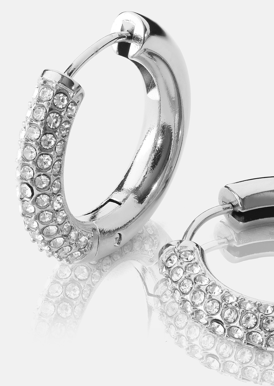 Creolen Boucles d’oreilles – Plaquées argent