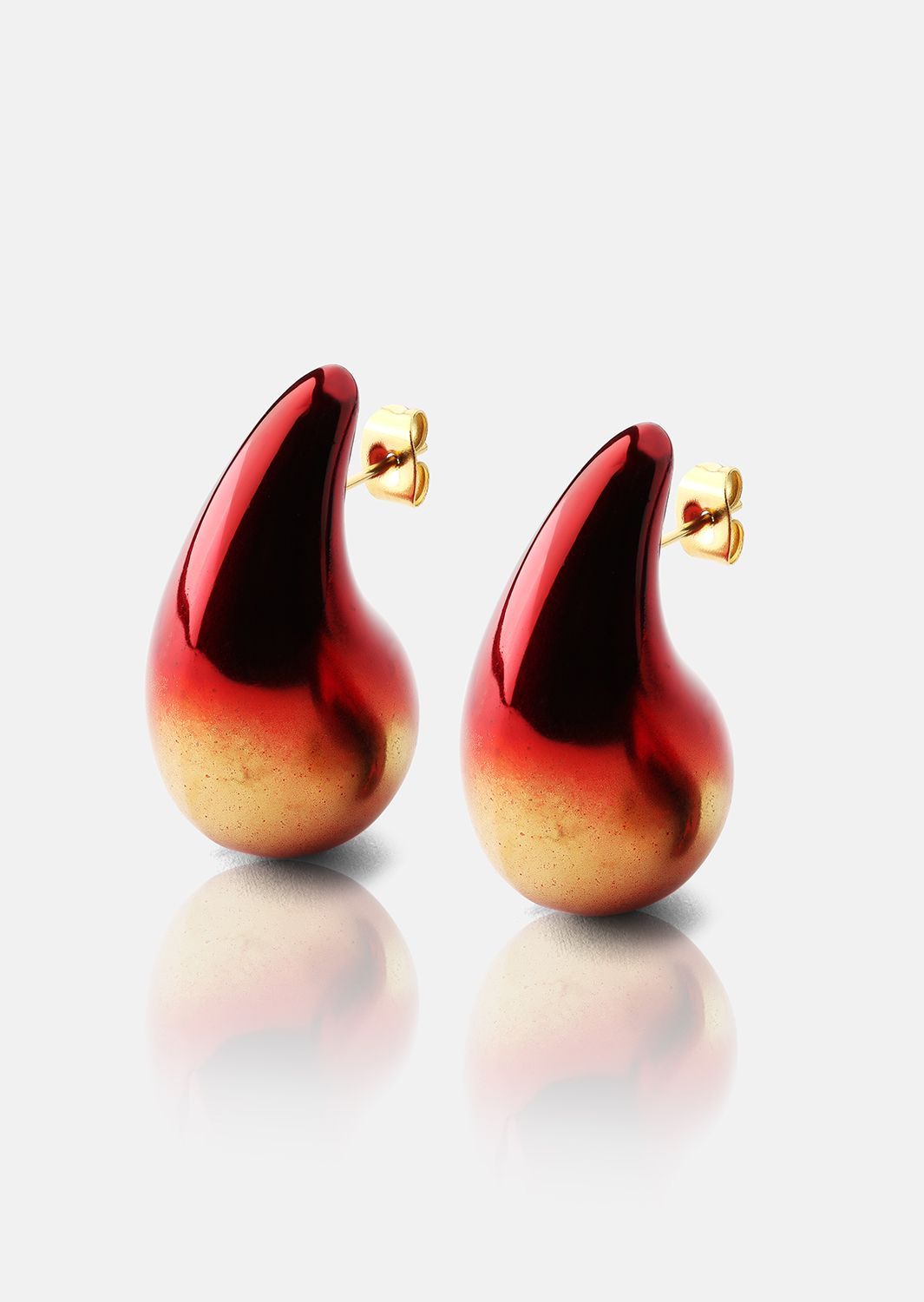 Boucles d’oreilles Verdé Glow – 18k Plaquées or