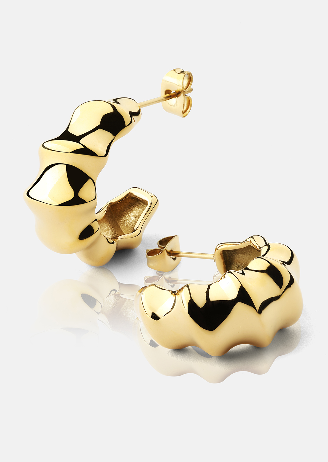 Boucles d’oreilles Gaia – 18k Plaquées or
