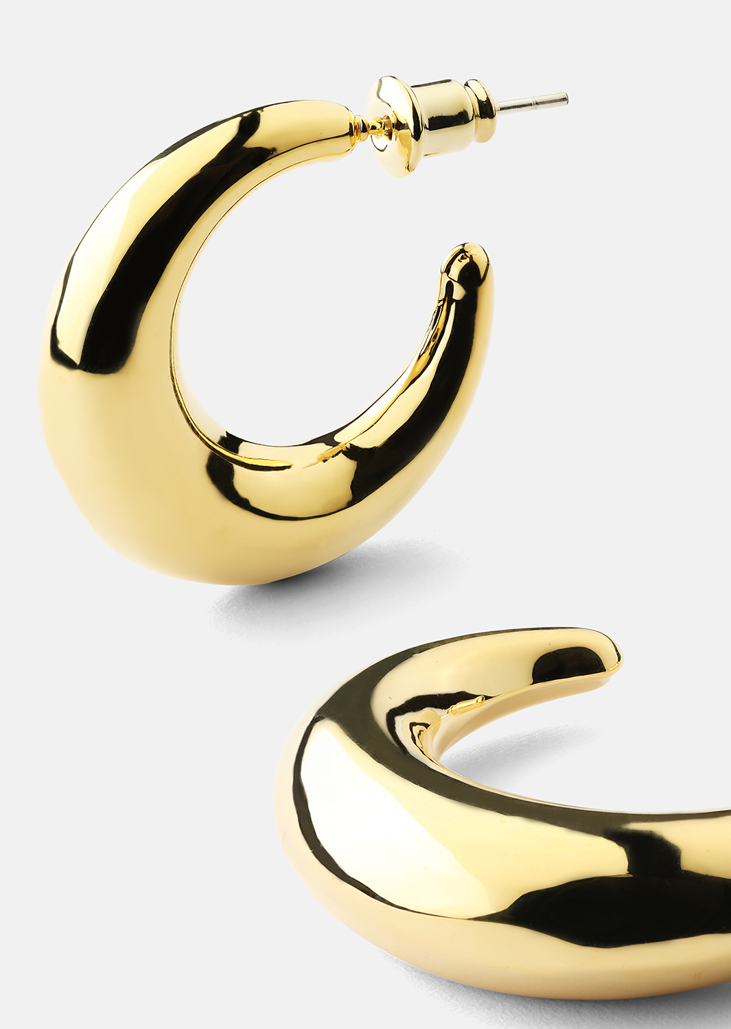 Loop Boucles d’oreilles – 18k Plaquées or
