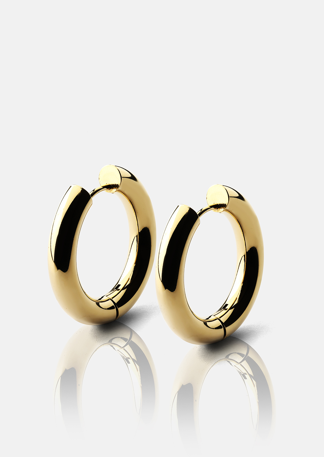 Luna Boucle d'oreille - 18k Plaquée or