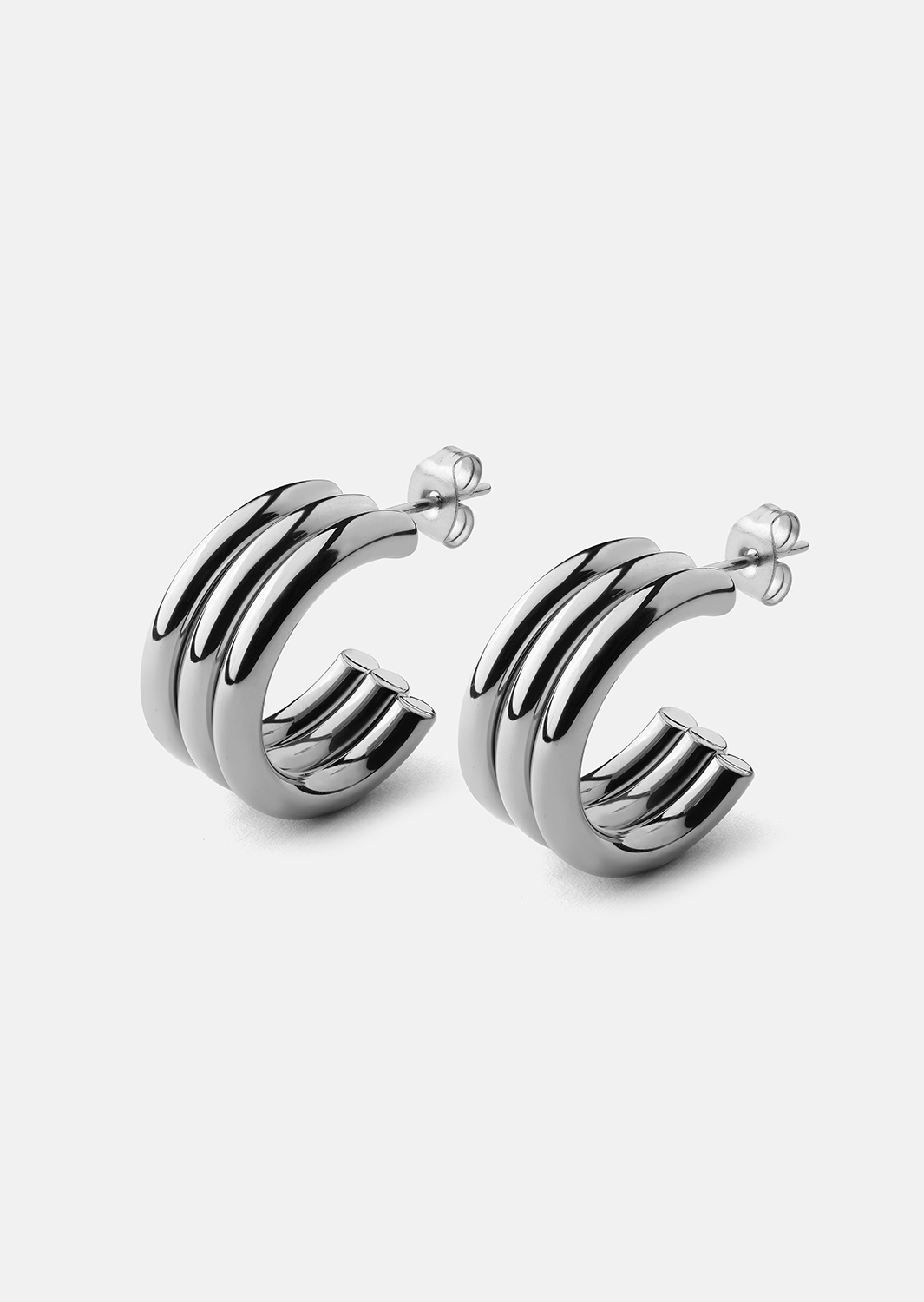 Riflia Boucle d'oreille - Plaquée argent