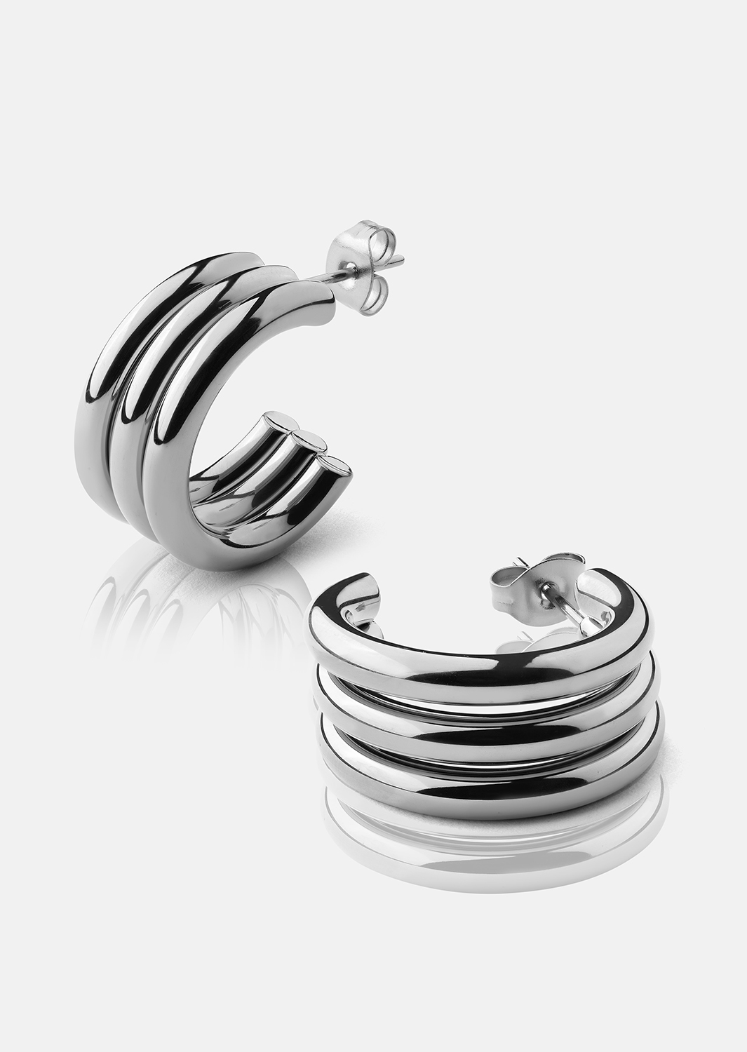 Riflia Boucle d'oreille - Plaquée argent