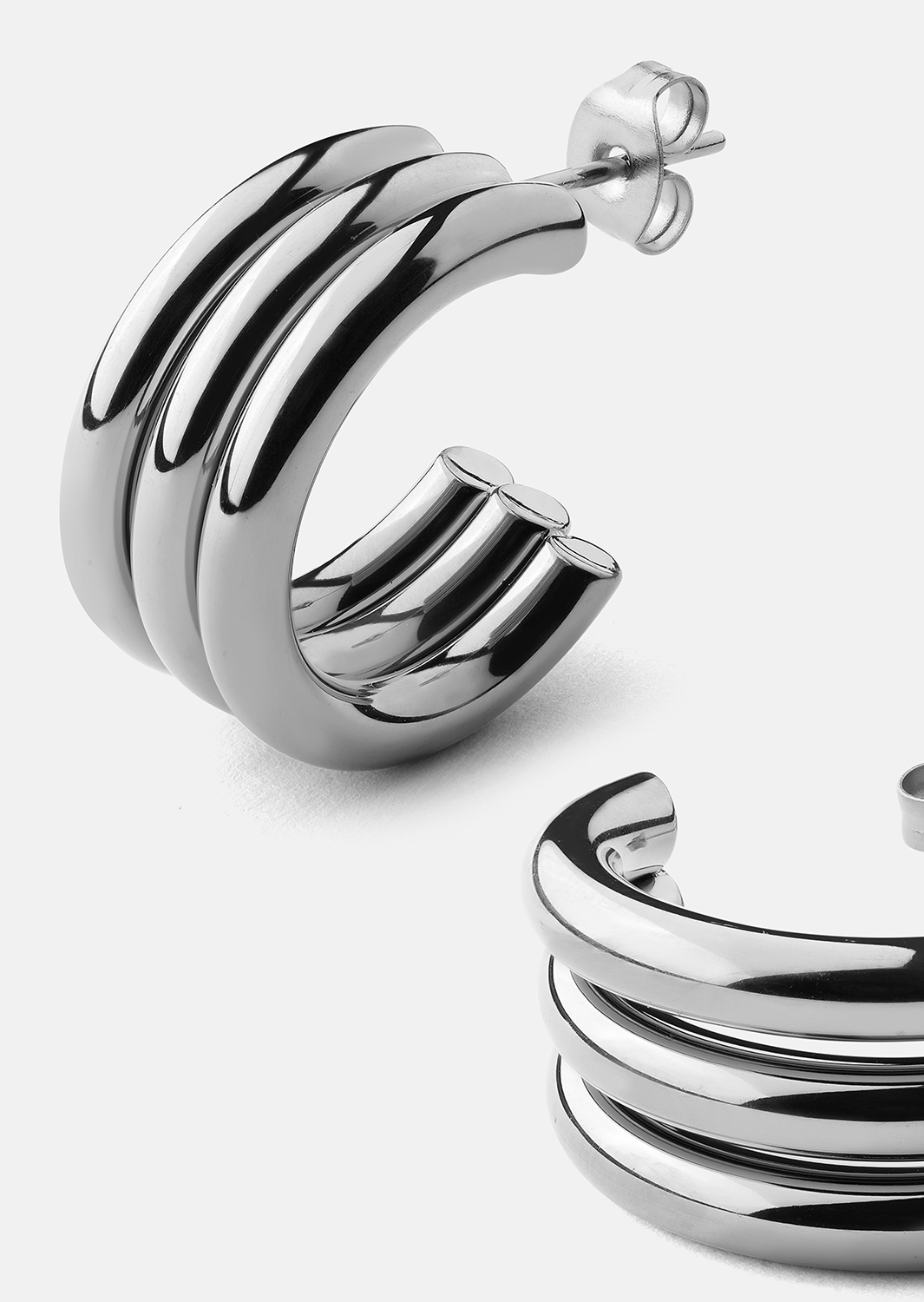 Riflia Boucle d'oreille - Plaquée argent