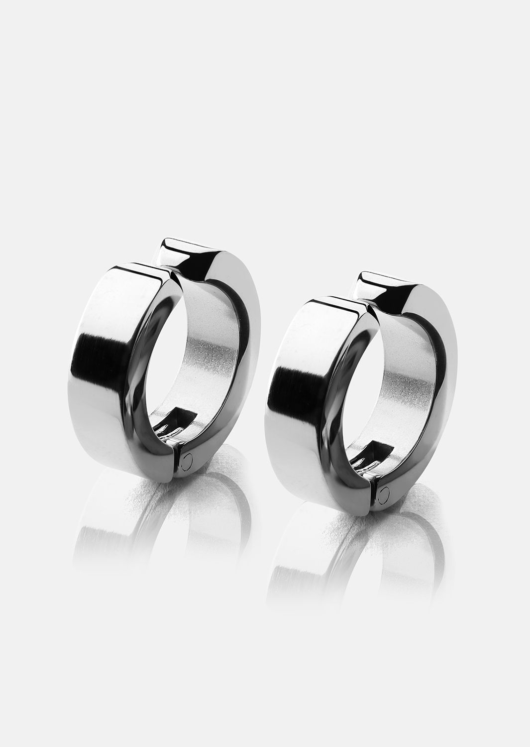 Boucle d’oreille Petite Hoop - Plaquée argent