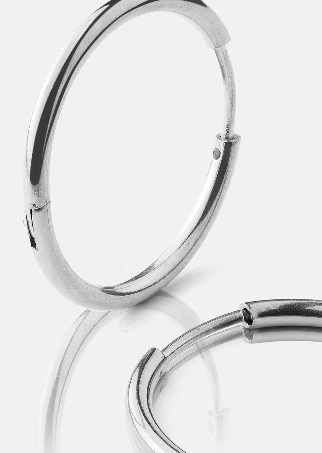 Boucle d’oreille Classic Medium - Plaquée argent
