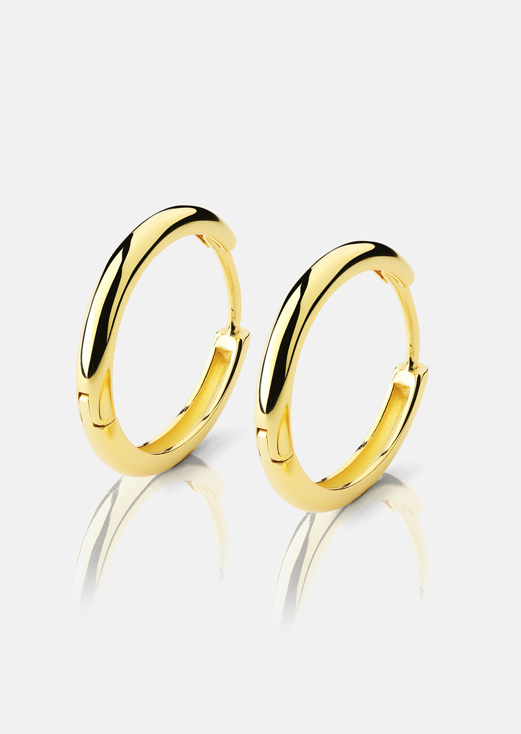 Boucle d’oreille Shine Hoops - 18k Plaquée or