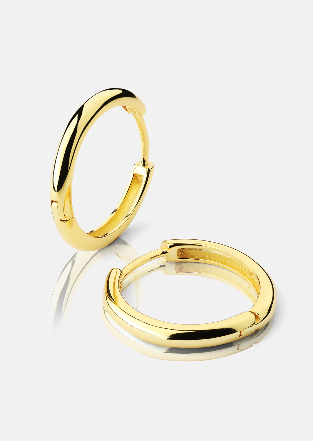 Boucle d’oreille Shine Hoops - 18k Plaquée or