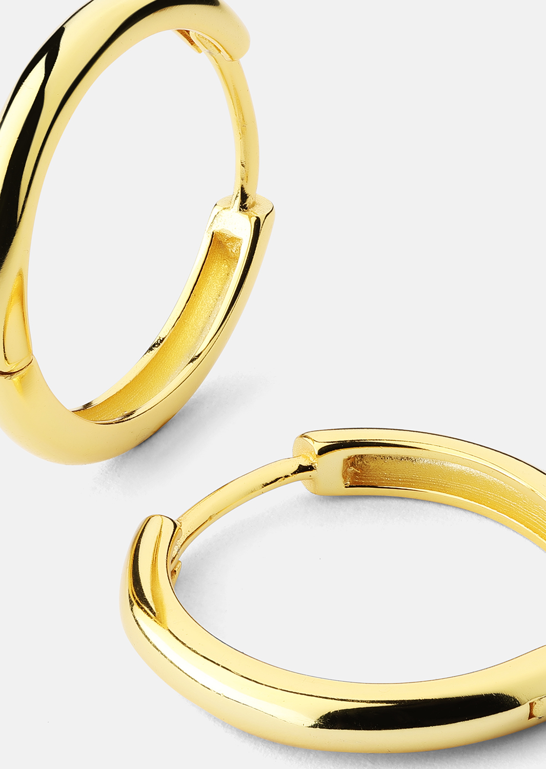 Boucle d’oreille Shine Hoops - 18k Plaquée or