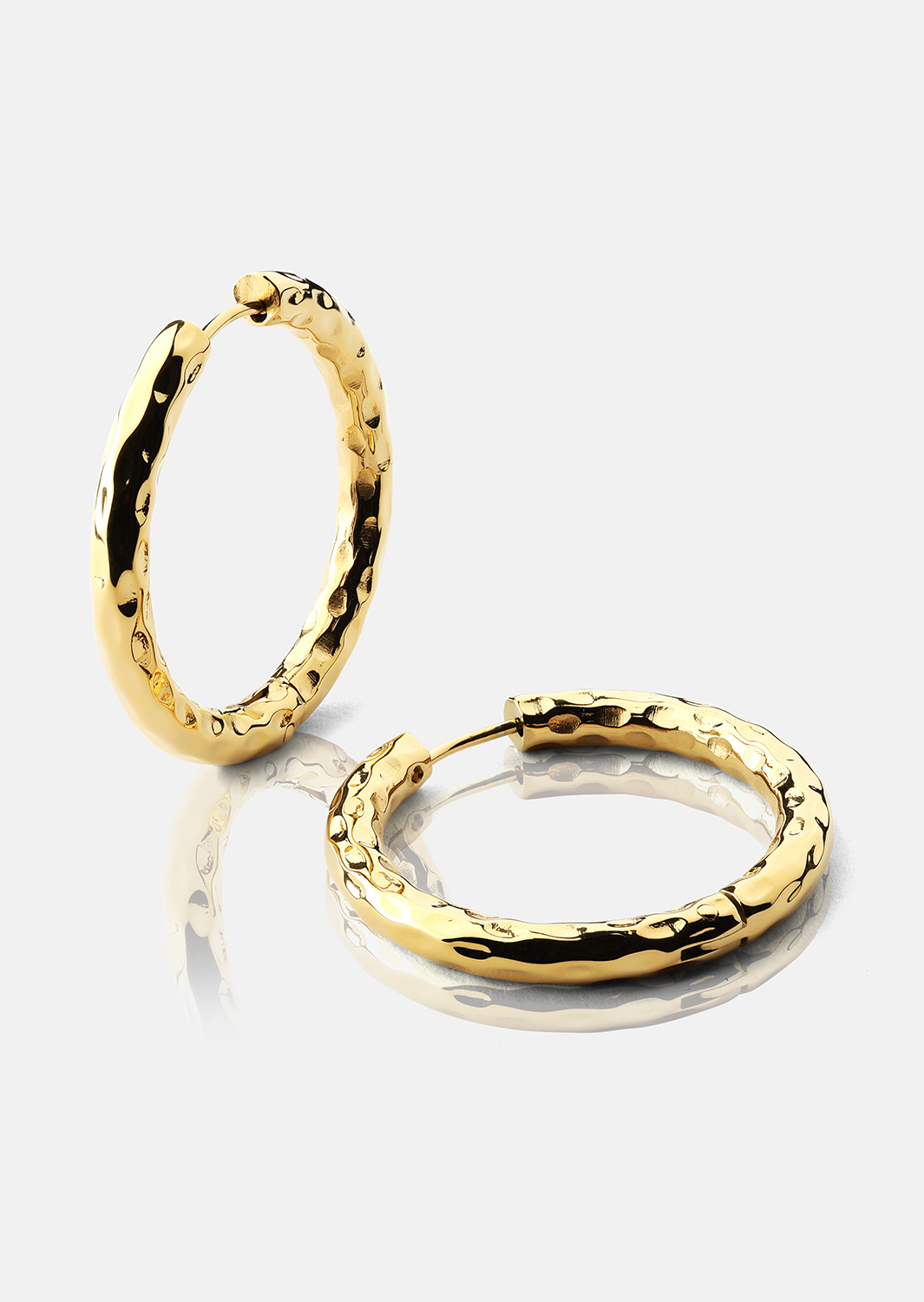 Boucle d’oreille Everyday Hoops - 18k Plaquée or