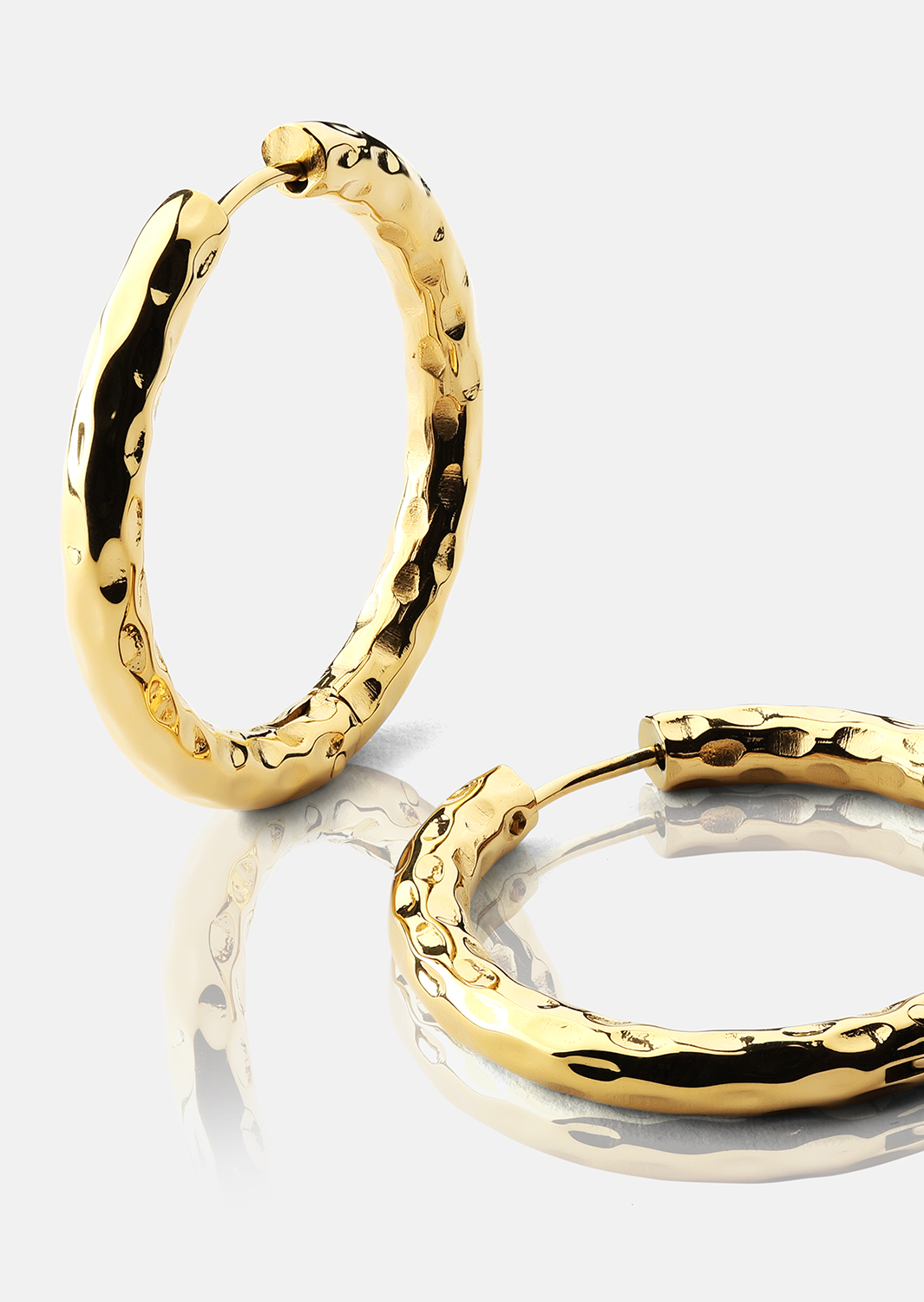 Boucle d’oreille Everyday Hoops - 18k Plaquée or