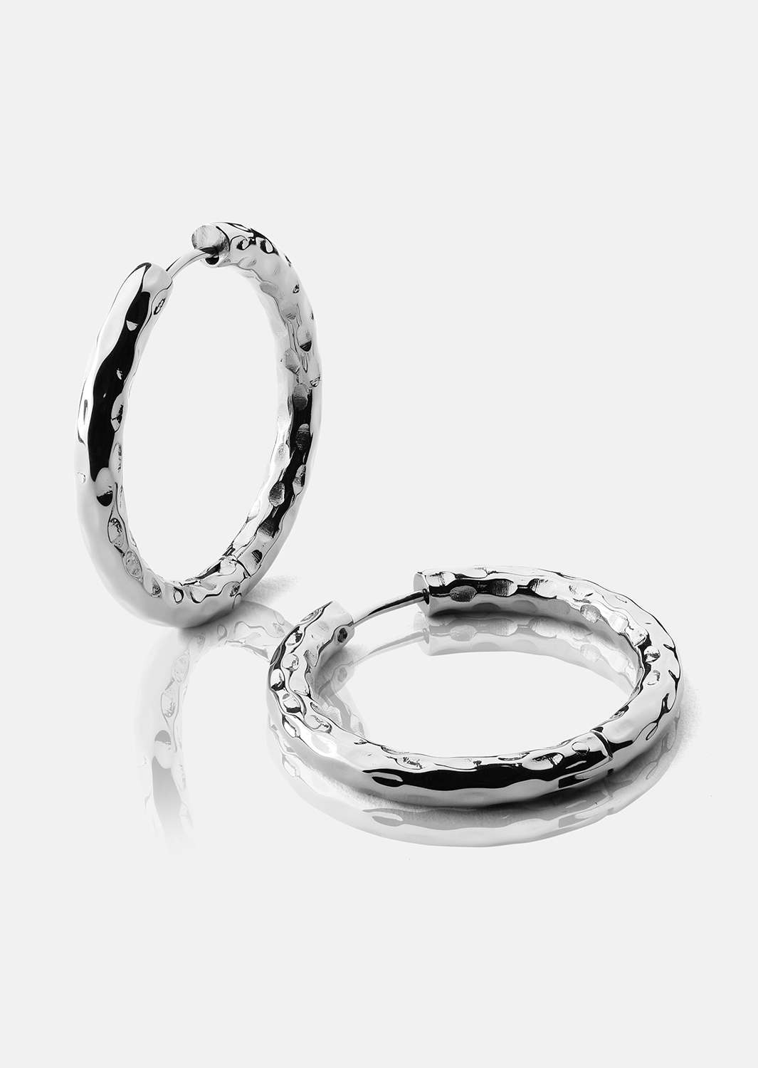Boucle d’oreille Everyday Hoops - Plaquée argent