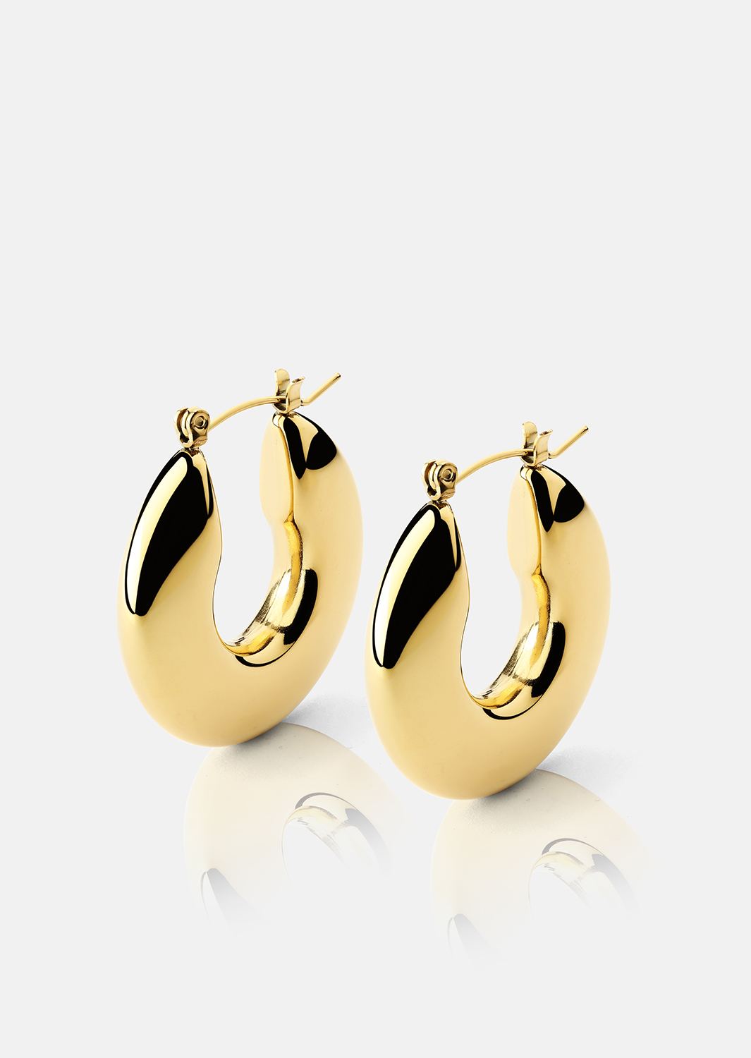 Boucle d’oreille Luna Bold Hoops - 18k Plaquée or