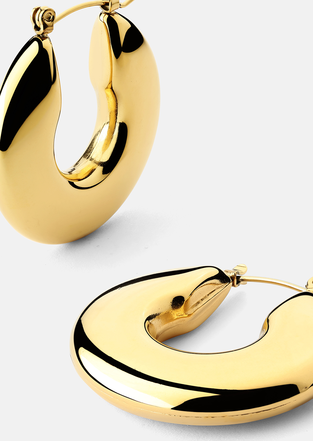 Boucle d’oreille Luna Bold Hoops - 18k Plaquée or